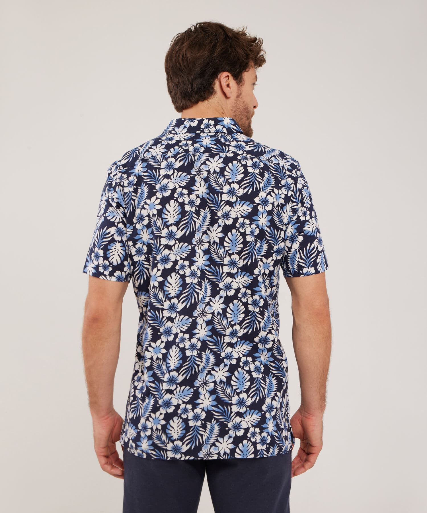 Camisa Aura Sastre azul marino para hombre, vista 3