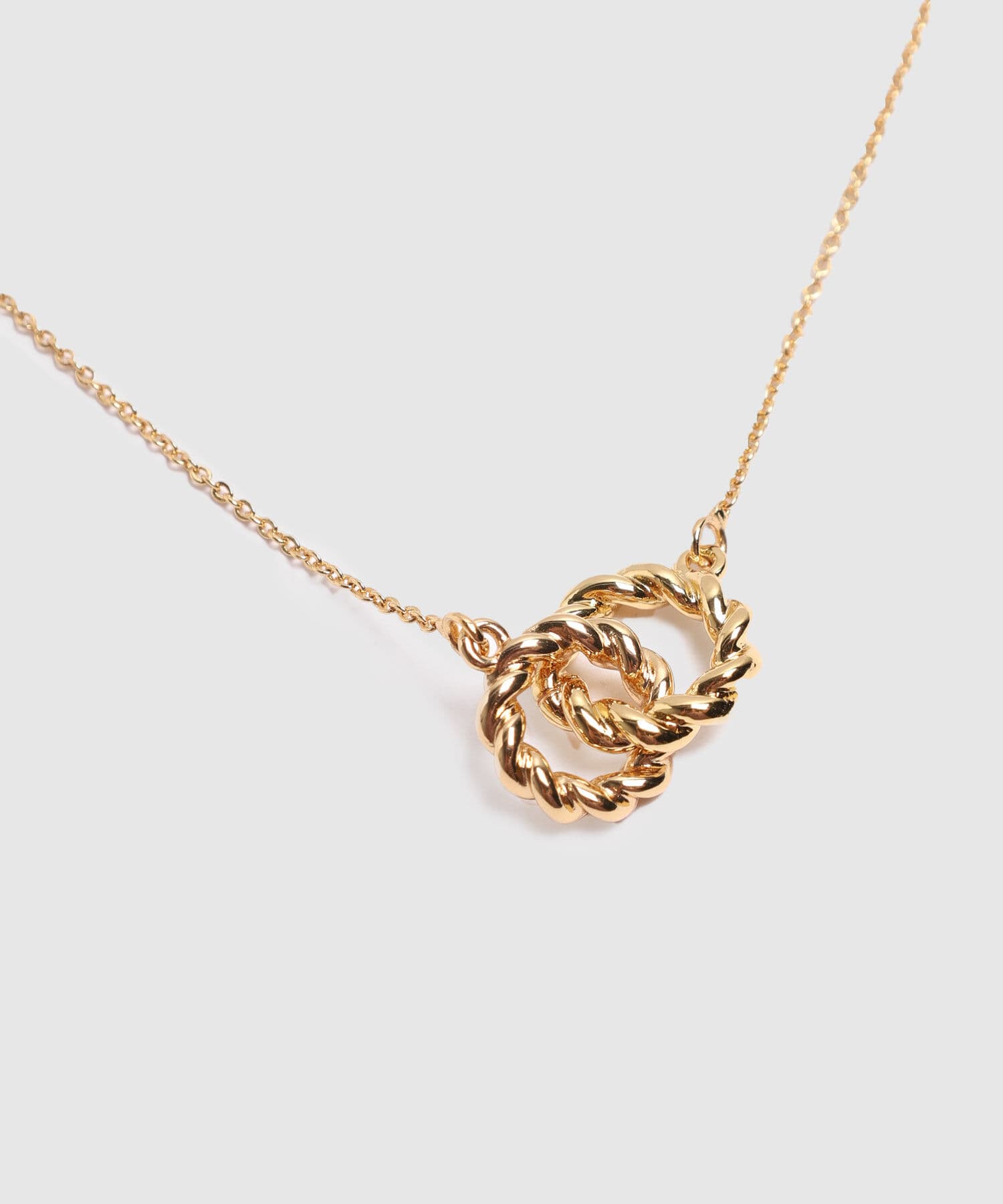 Aretes Alba Clásico dorado para mujer, vista 2