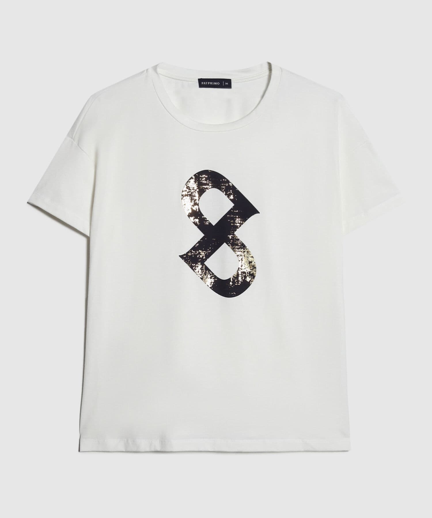 Camiseta Coral Texturizado blanco para mujer, vista principal