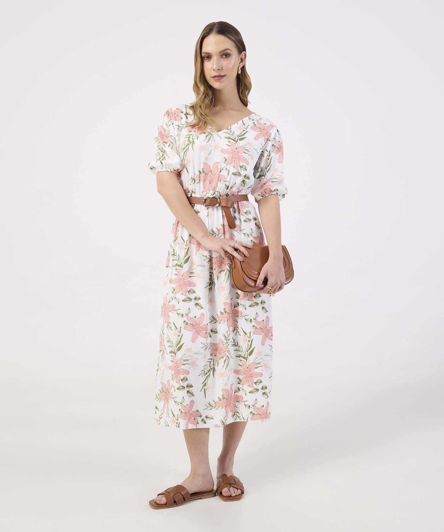 Vestido Granada Urbano rosa empolvado para mujer, vista principal