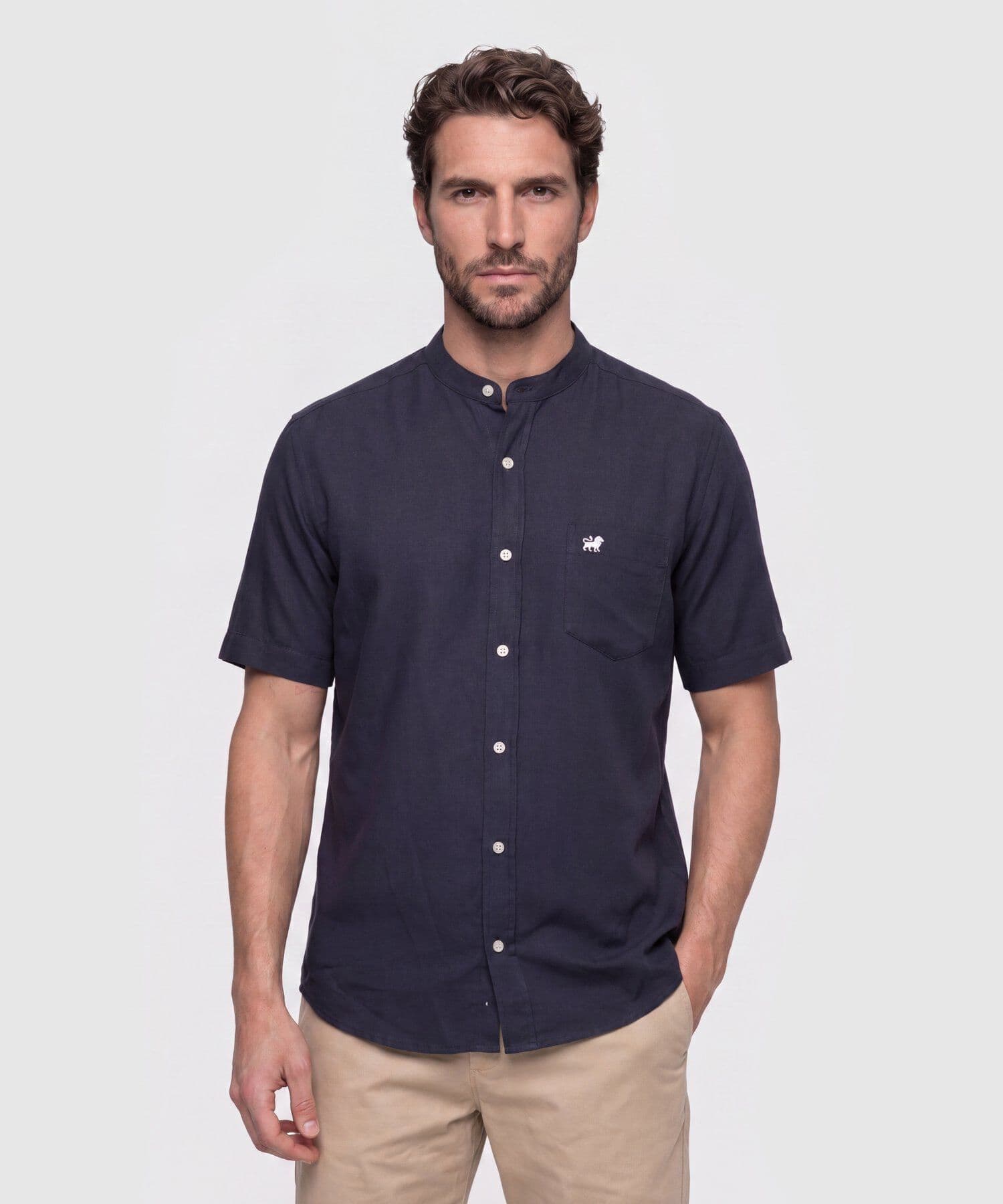 Camisa Salina Sastre azul marino para hombre, vista principal
