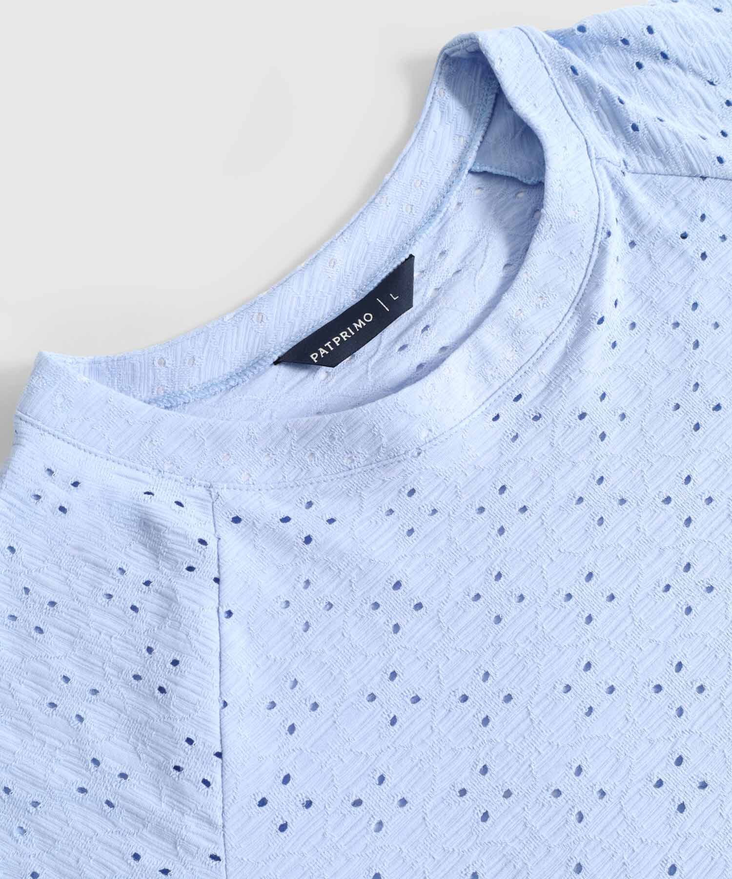 Camiseta Bahía de Día azul marino para mujer, vista 2