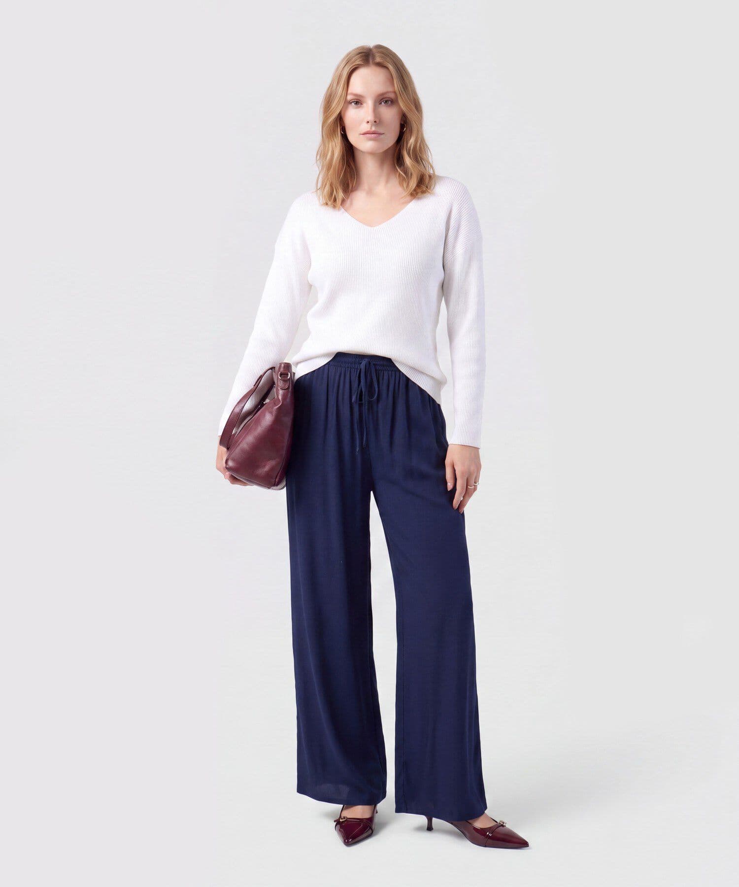 Buzo Dalia Clásico blanco para mujer, vista 2