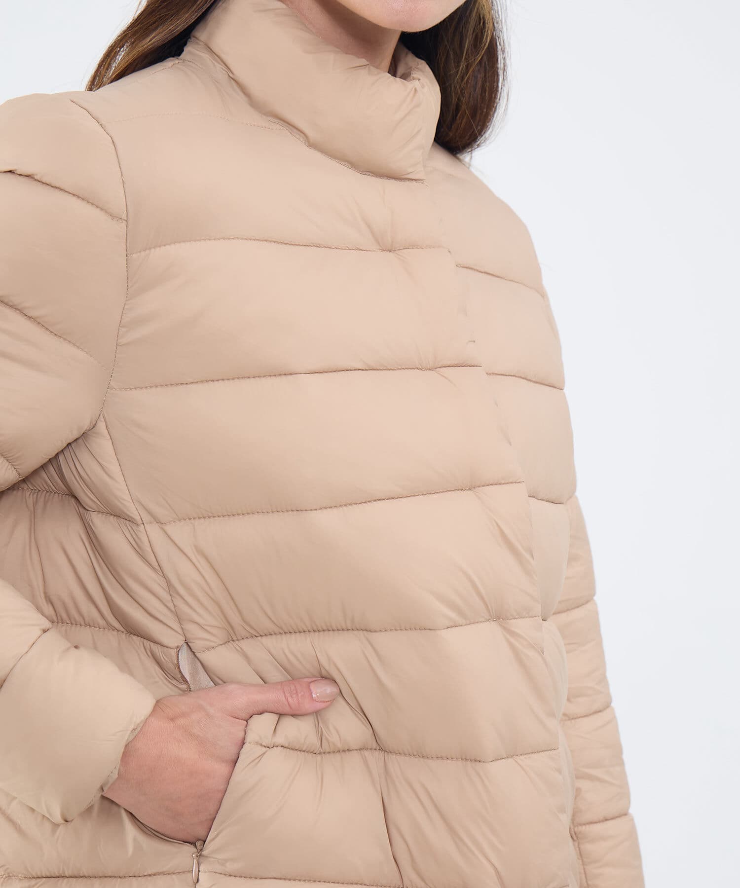 Chaqueta Brisa Contemporáneo café para mujer, vista 3