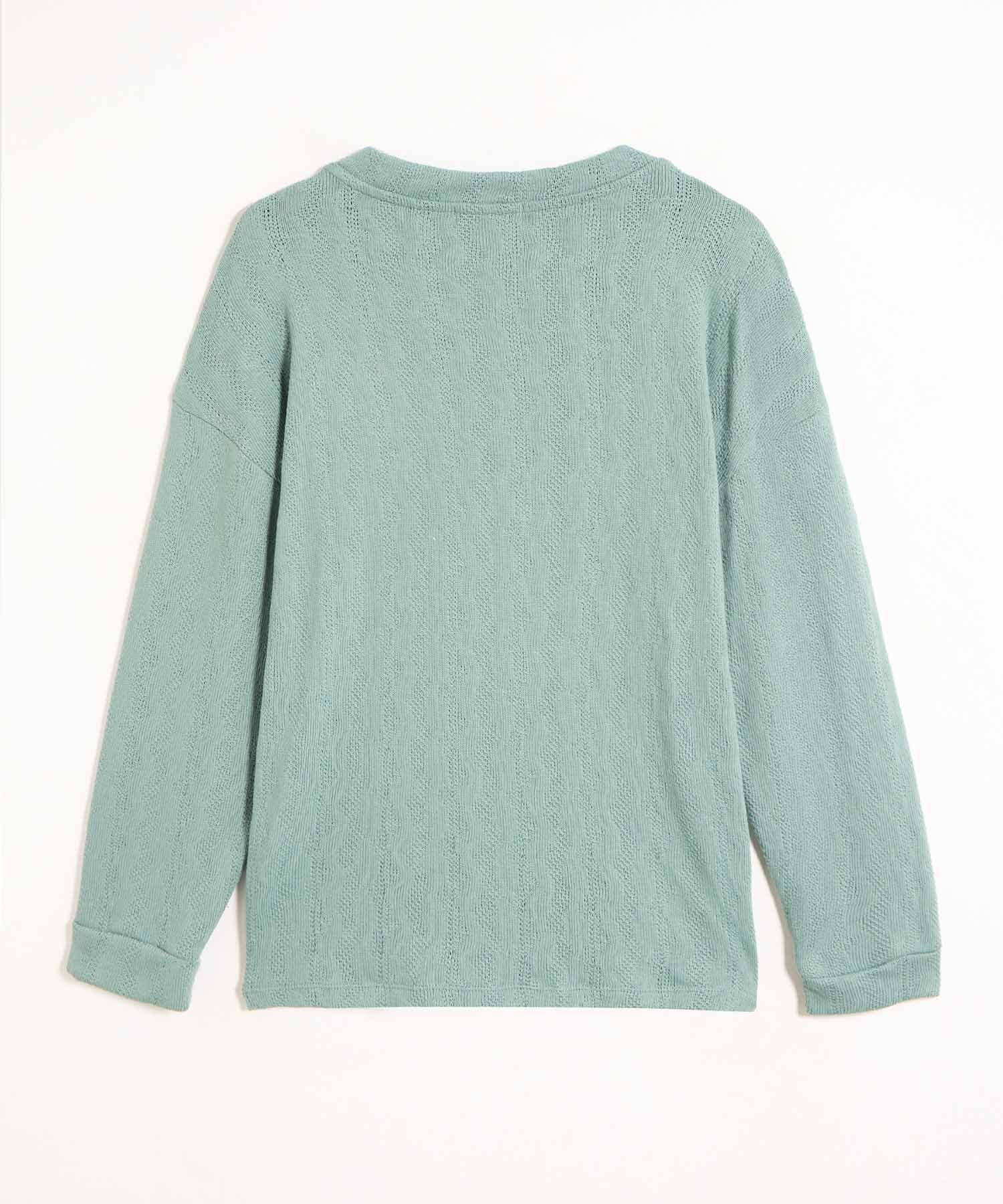 Buzo Litoral Edición Índigo verde oliva para mujer, vista 3