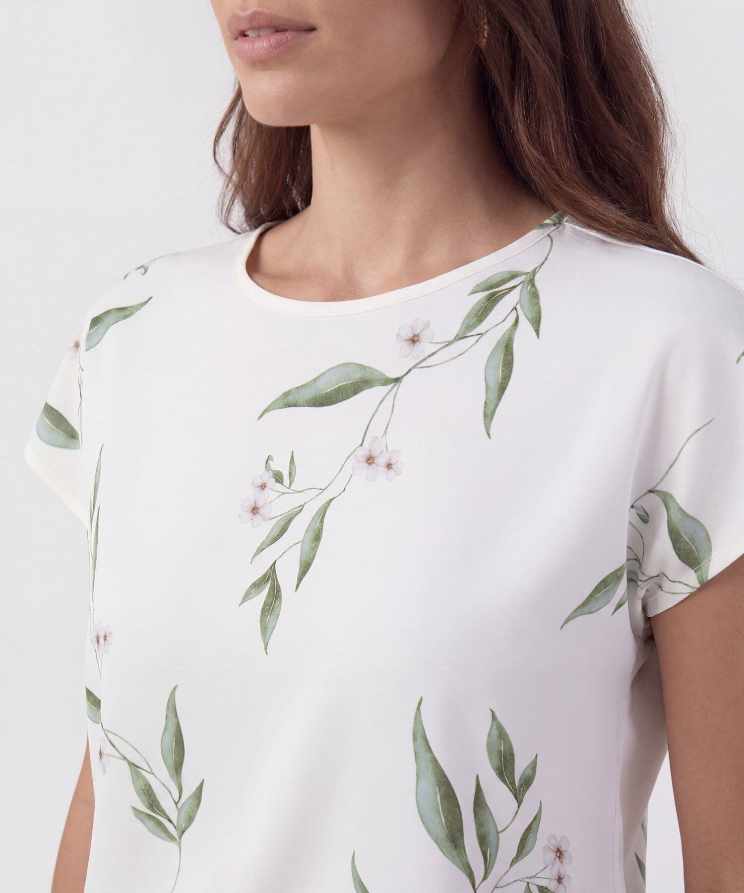 Blusa Coral de Día blanco para mujer, vista 3