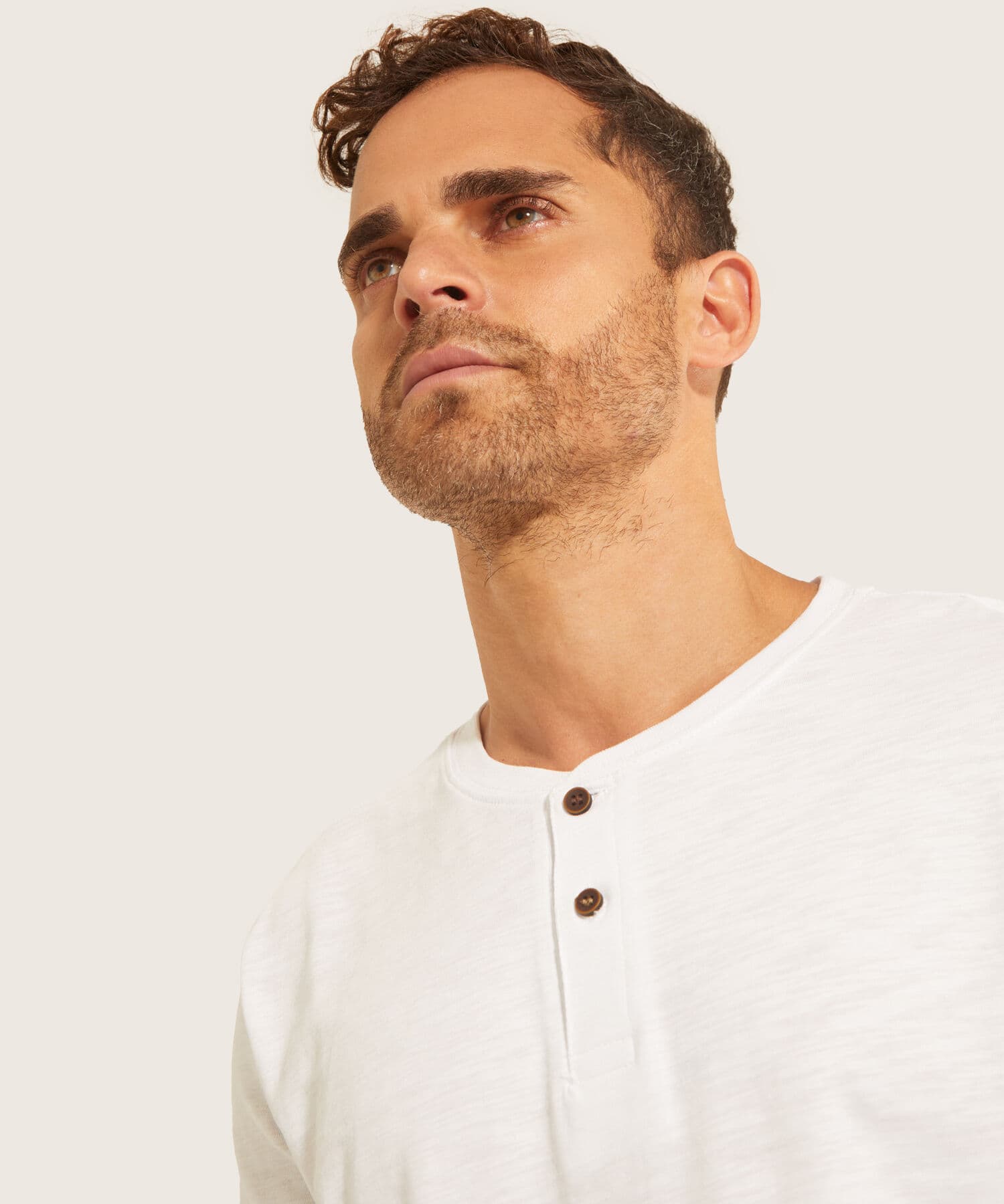 Camiseta Coral Natural blanco para hombre, vista 3