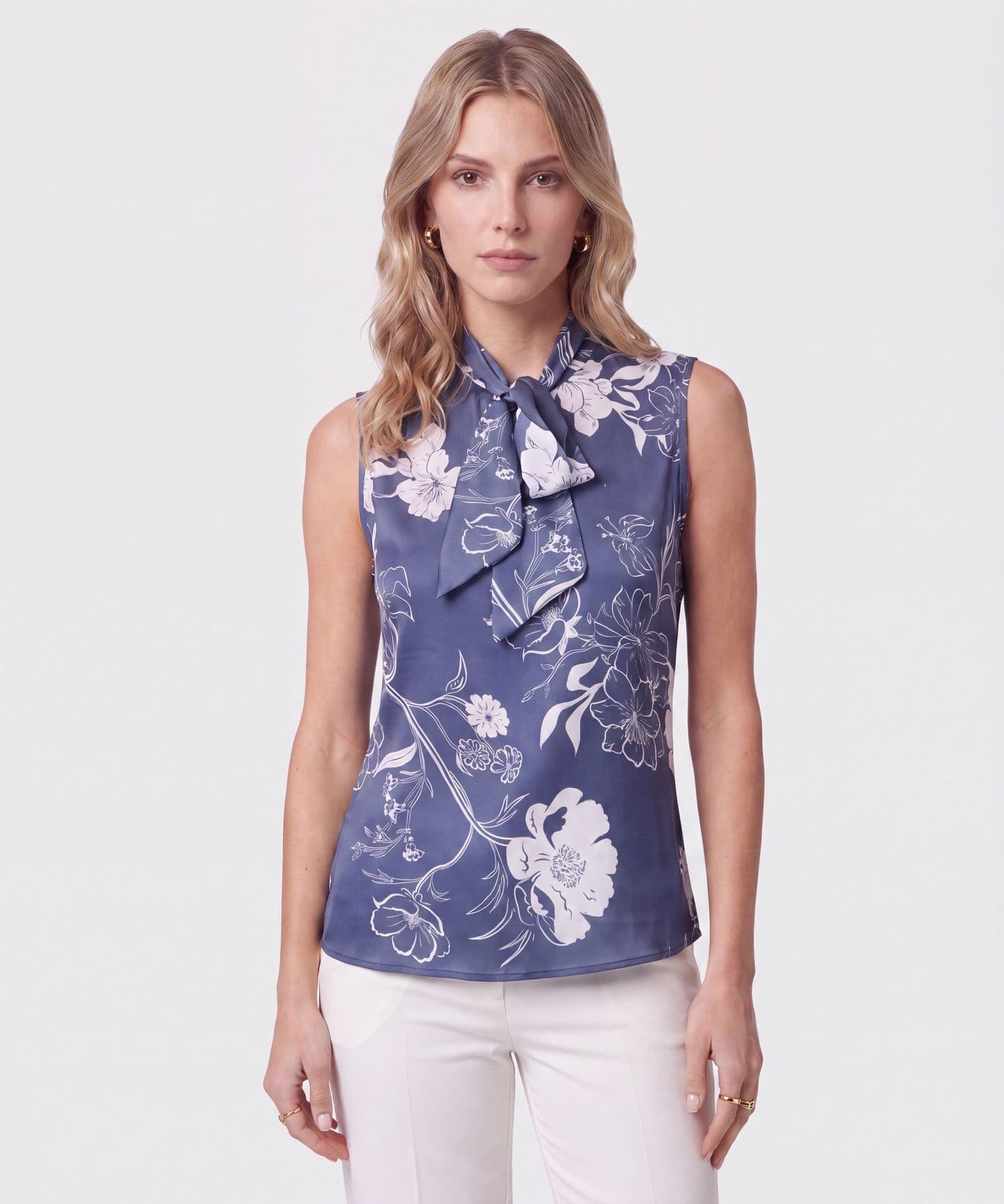 Blusa Cobalto de Ciudad azul marino para mujer, vista principal