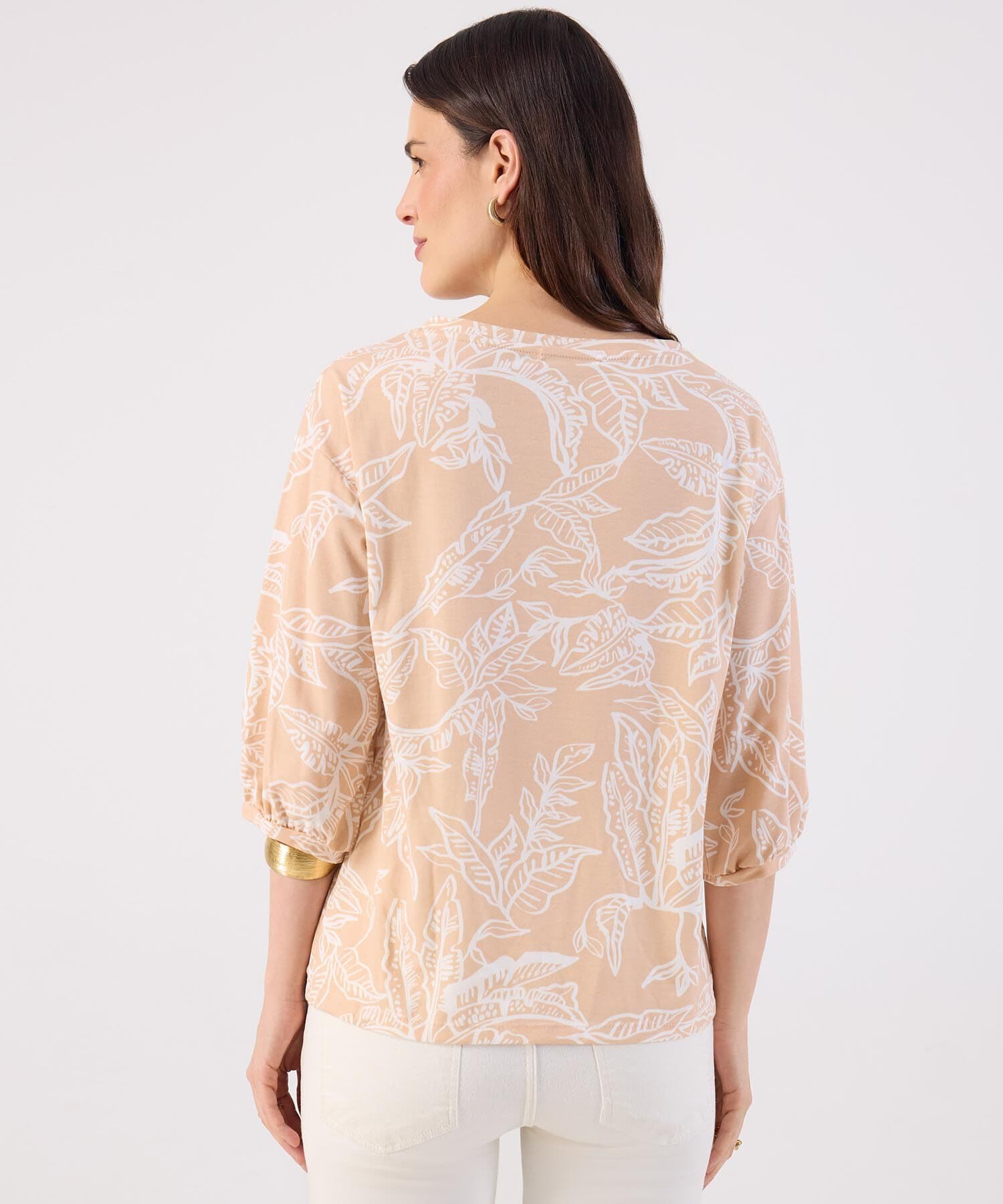 Camiseta Cauce Contemporáneo gris humo para mujer, vista 4