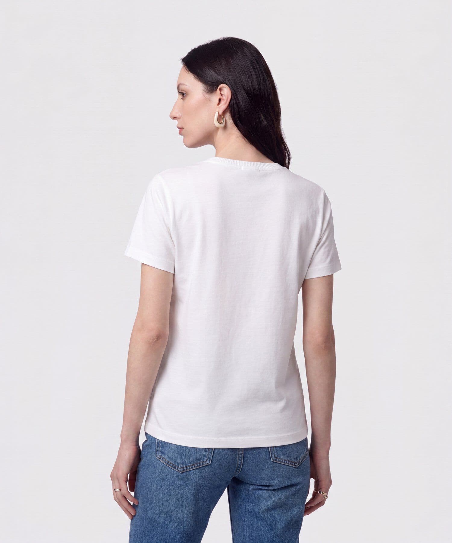 Camiseta Amalia de Ciudad blanco para mujer, vista 4