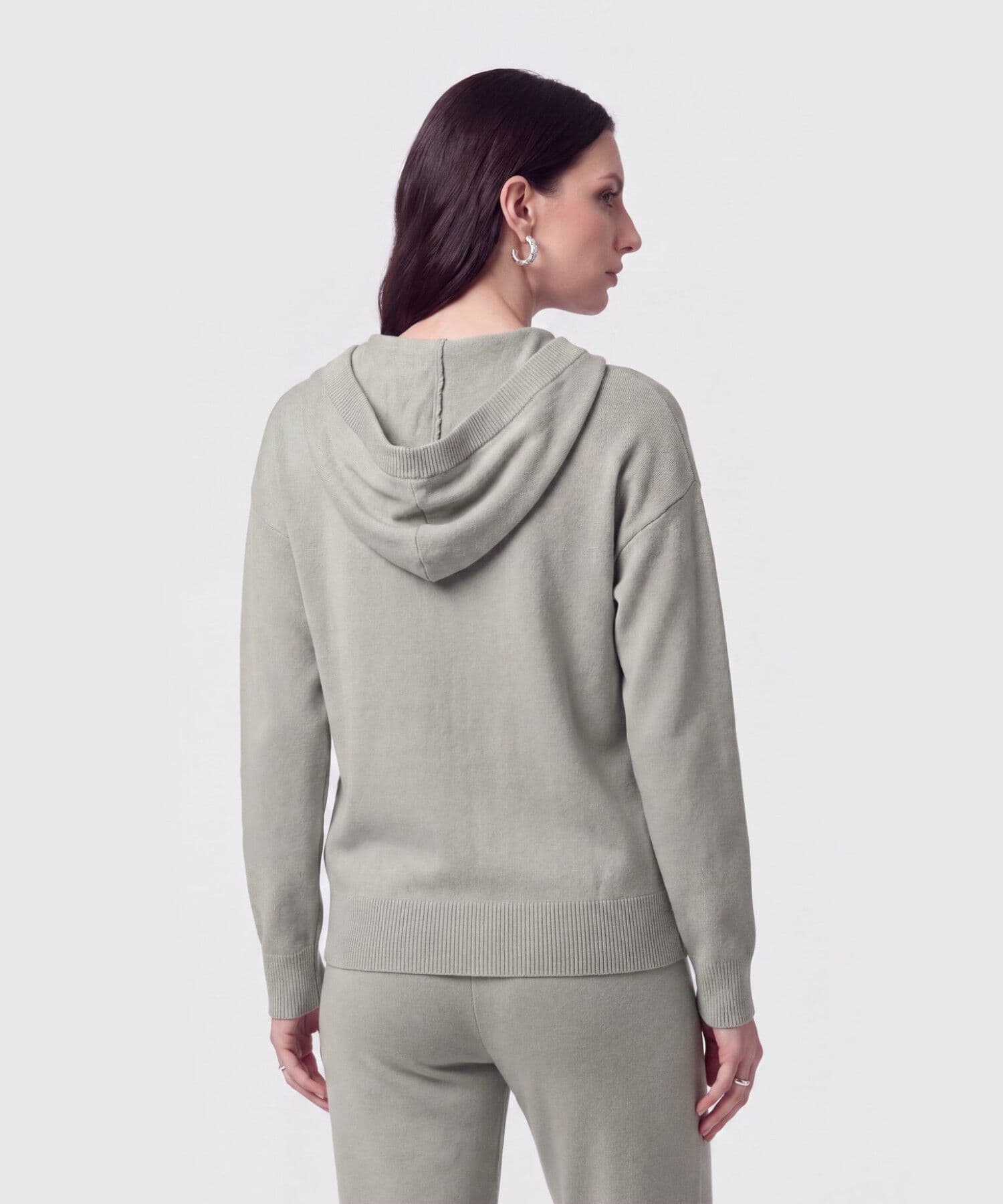 Buzo Marea Suave verde oliva para mujer, vista 4