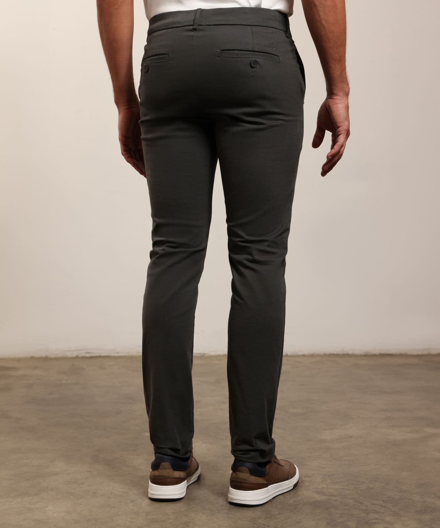 Pantalón Litoral Fluido gris humo para hombre, vista 4