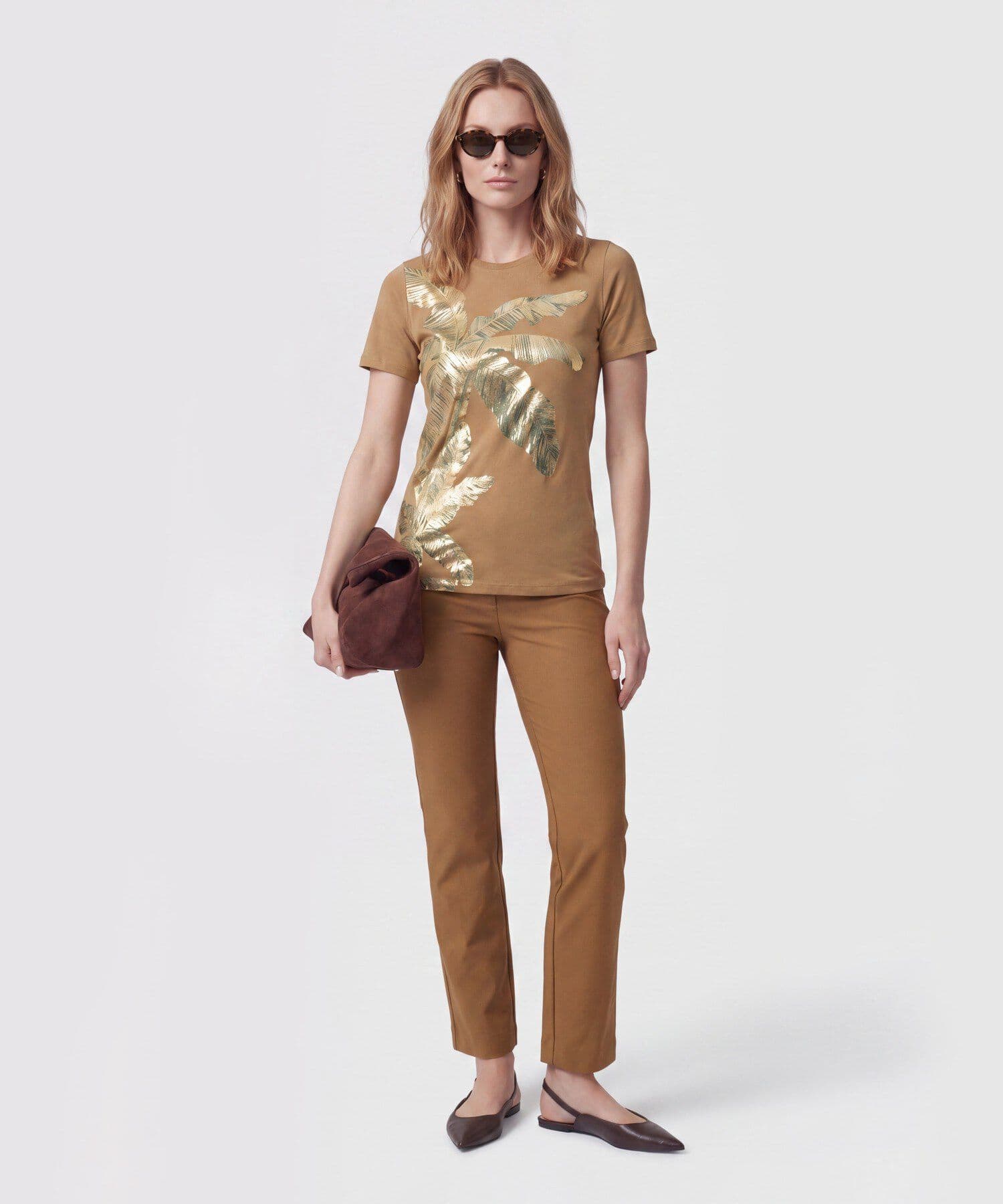 Camiseta Sierra Esencial dorado para mujer, vista 2