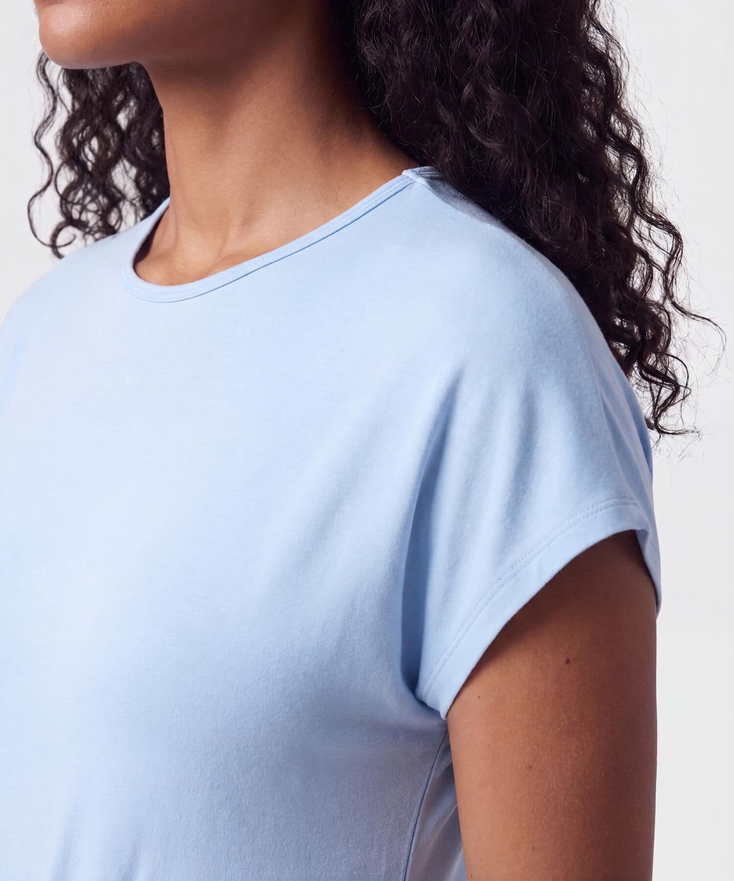 Camiseta Elisa Esencial azul marino para mujer, vista 3