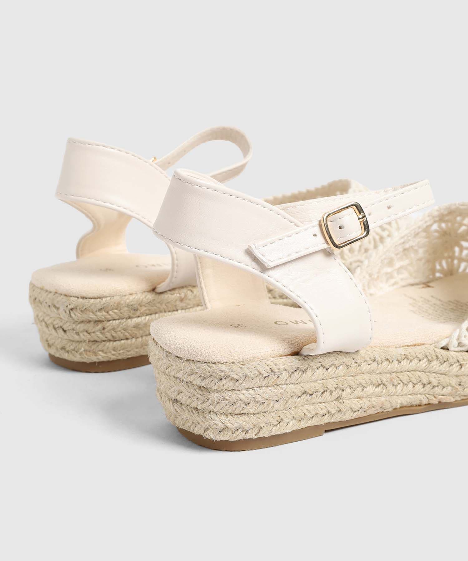Zapatos Dorada Suave blanco para mujer, vista 4