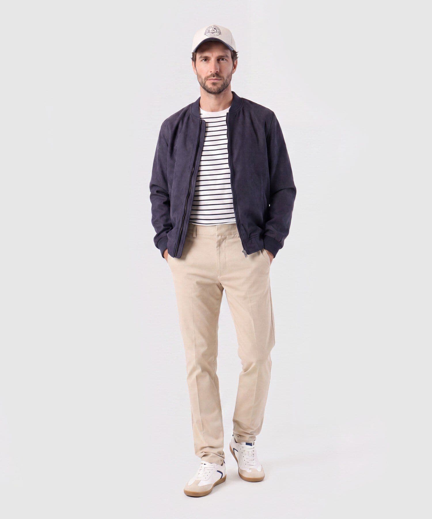 Pantalón Selva Clásico café para hombre, vista 2