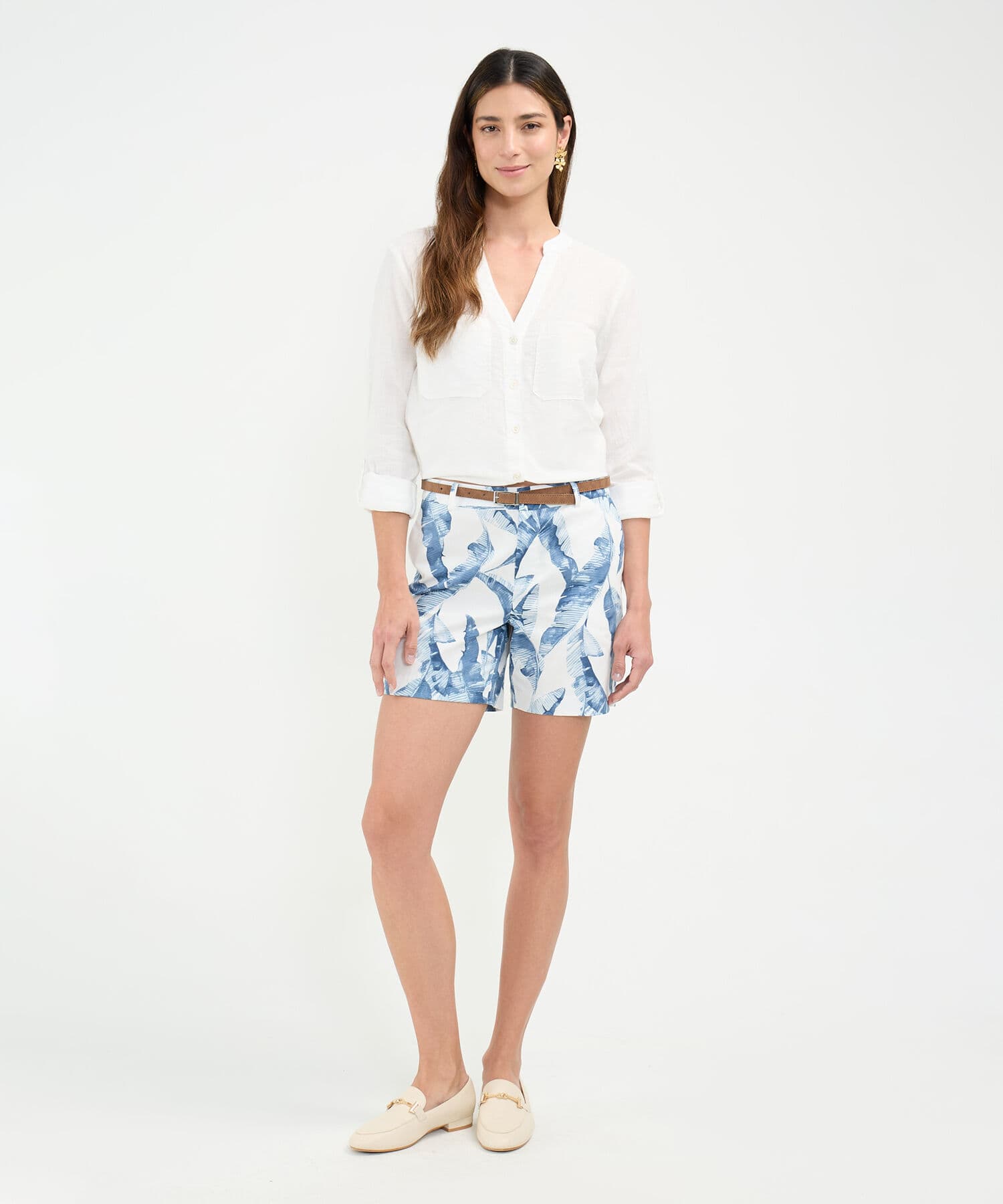 Blusa Río Urbano blanco para mujer, vista 2
