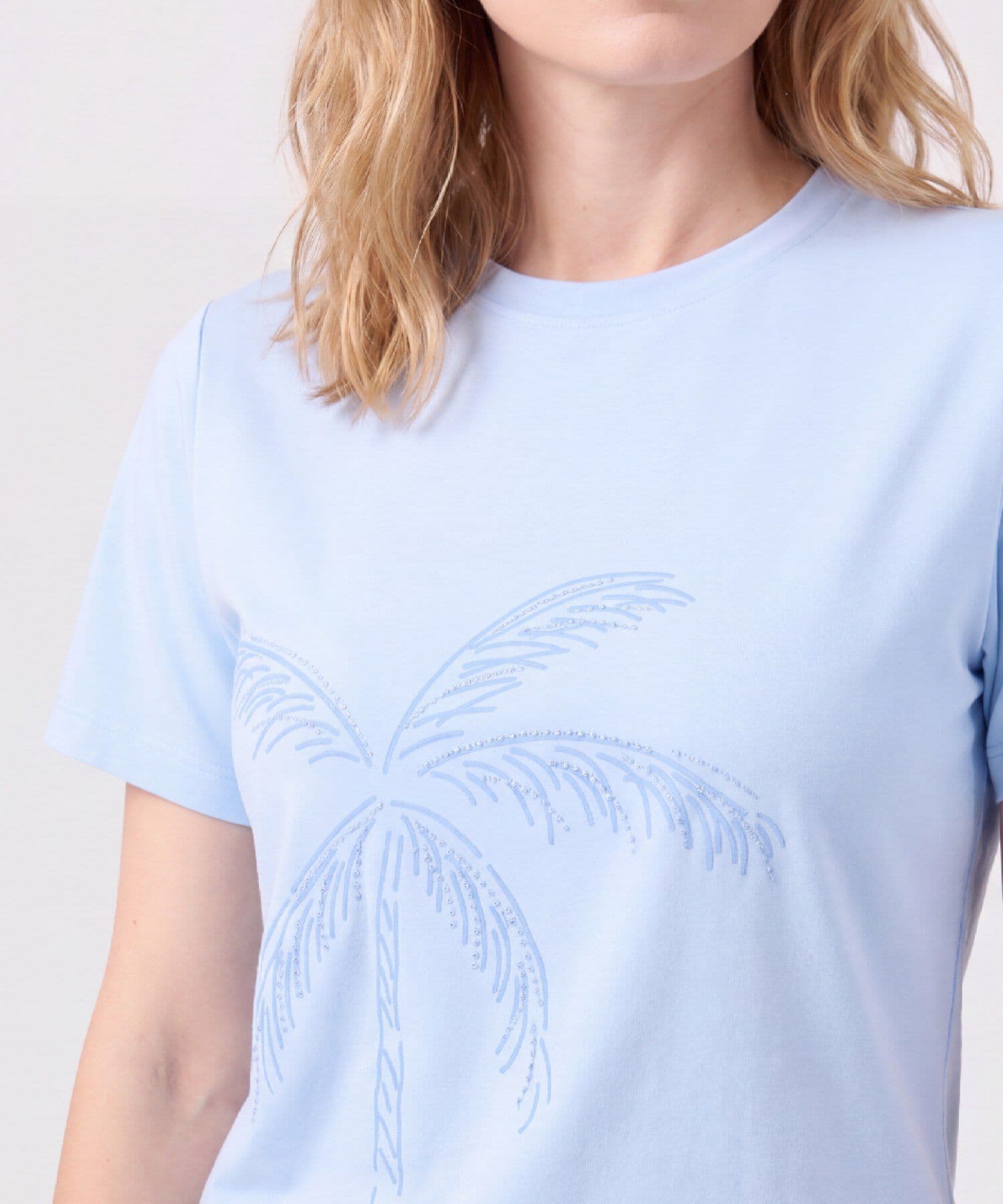 Camiseta Solana de Noche azul marino para mujer, vista 3