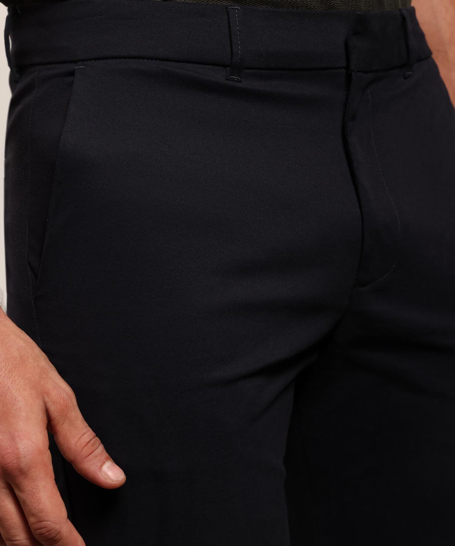 Pantalón Celeste Suave azul marino para hombre, vista 3