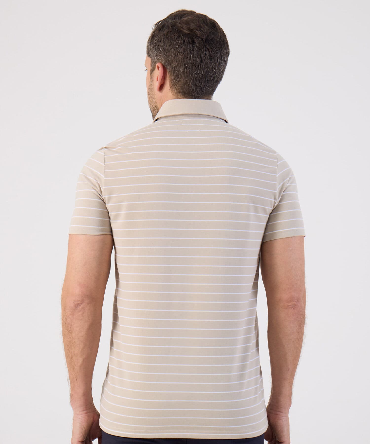 Polo Cauce Edición Lino arena para hombre, vista 4