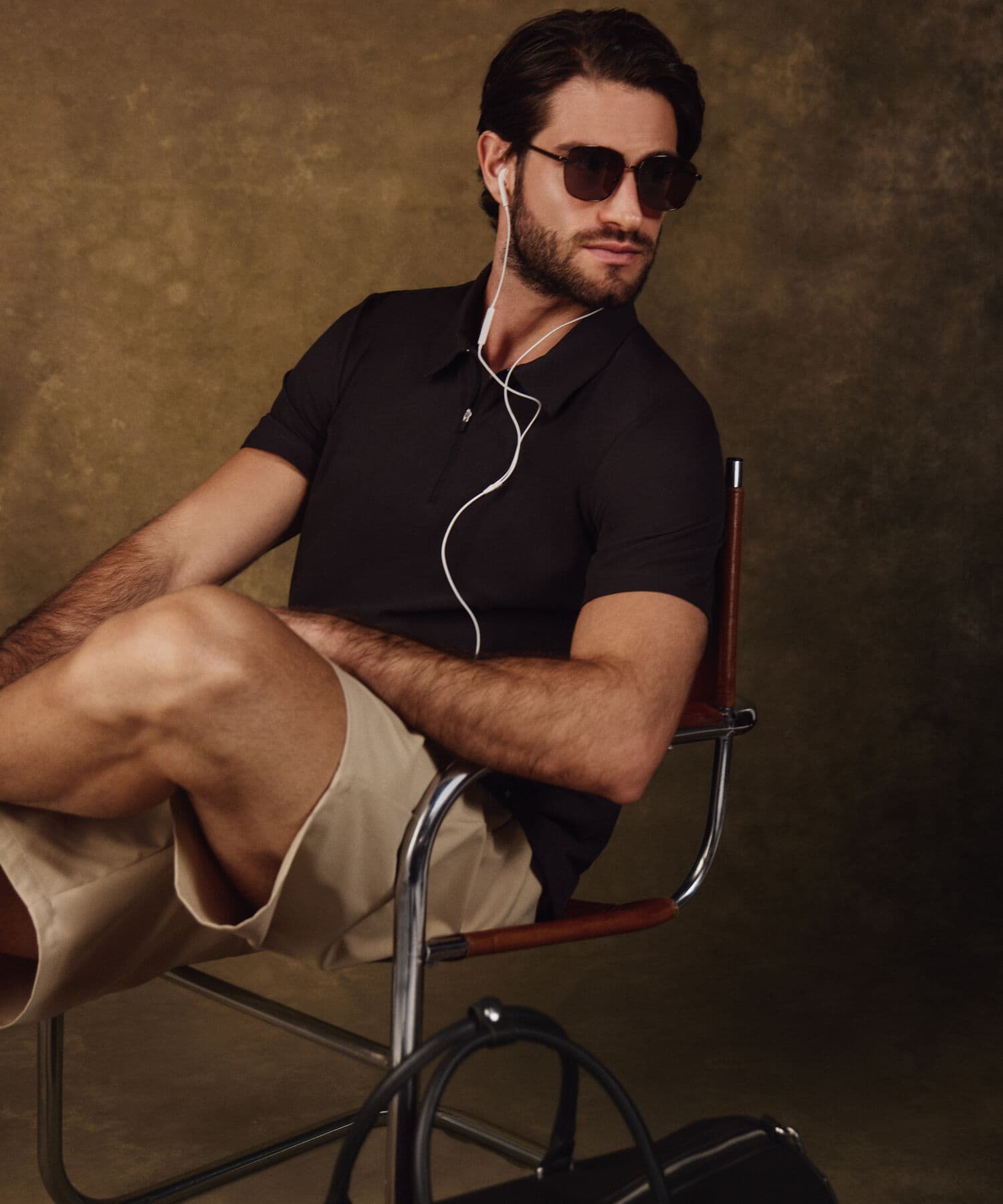 Polo Dalia Natural café para hombre, vista 2