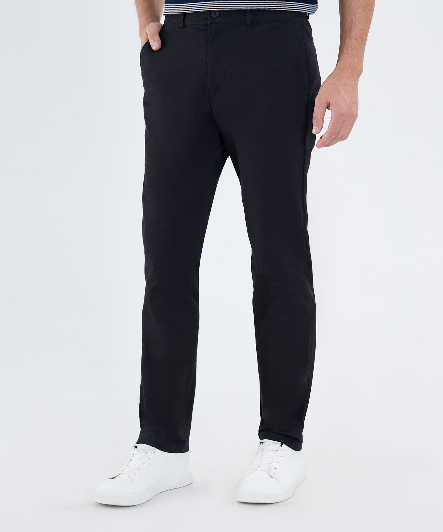 Pantalón Sierra Relajado negro para hombre, vista 2