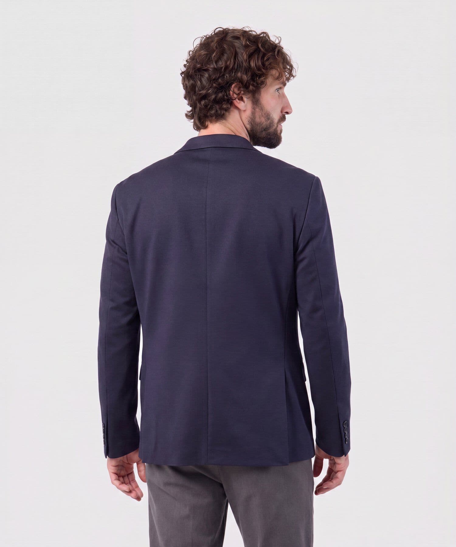 Chaqueta Marea Natural azul marino para hombre, vista 4