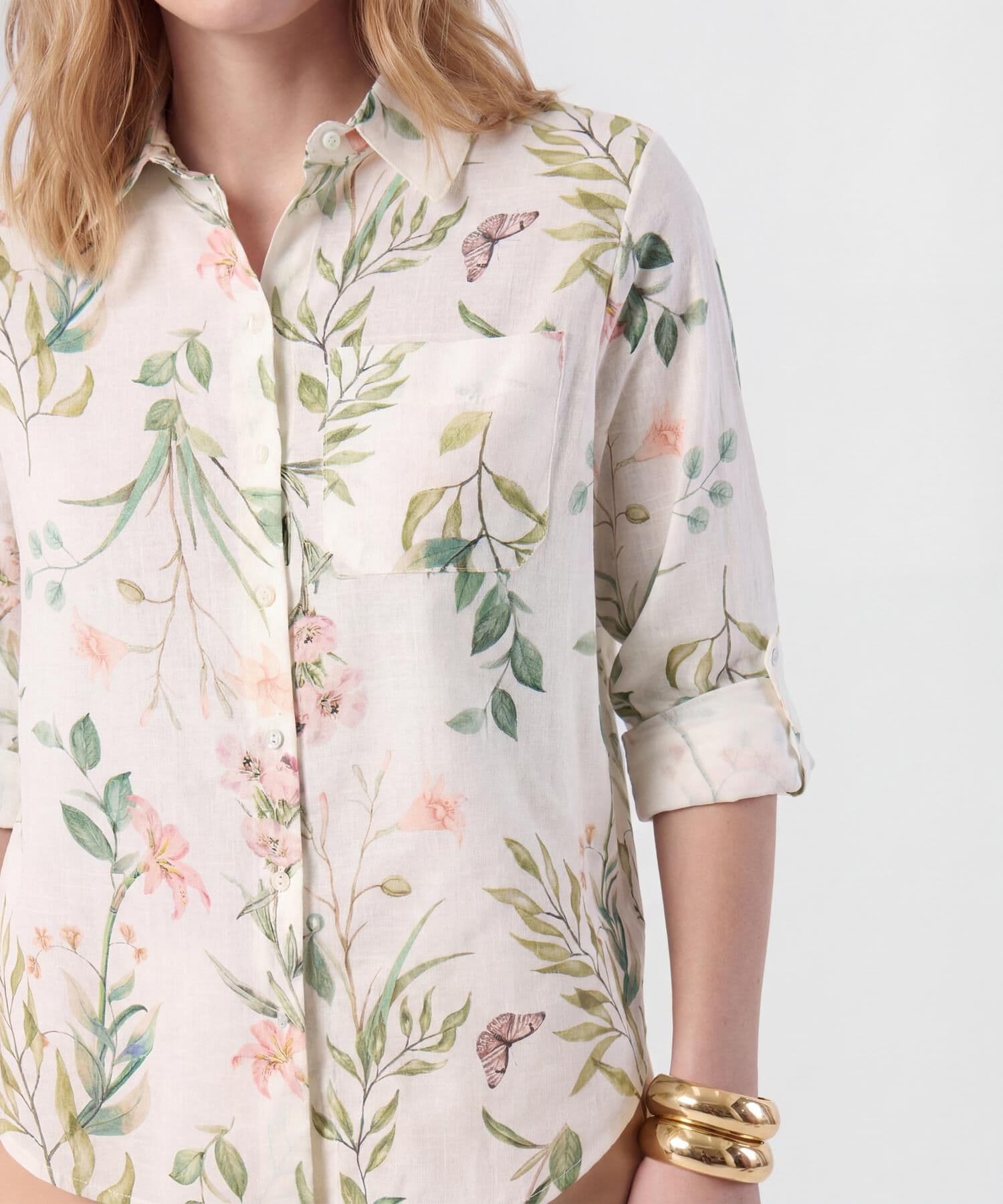Camisa Niebla de Ciudad negro para mujer, vista 3