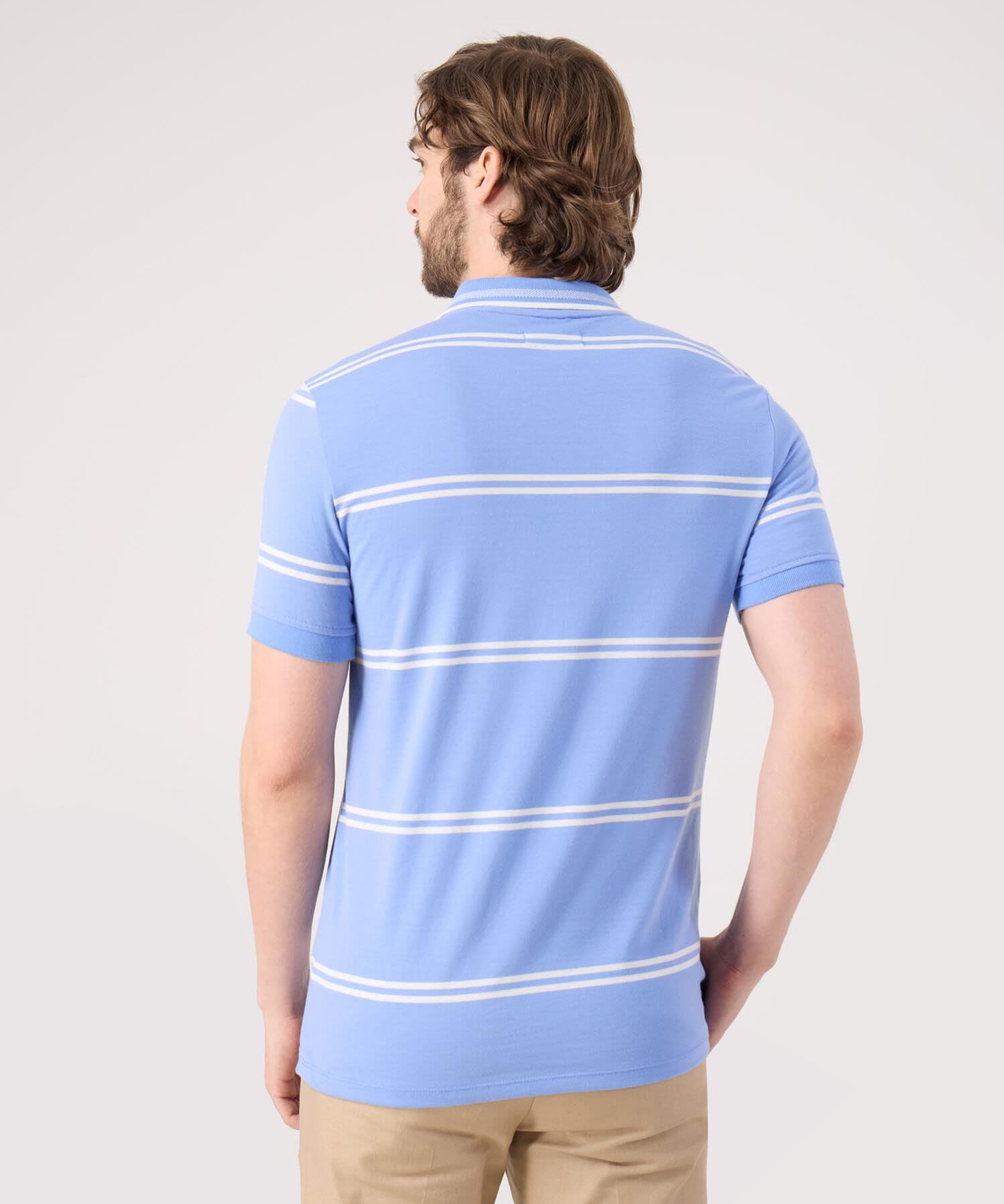 Polo Laguna Fluido azul marino para hombre, vista 3