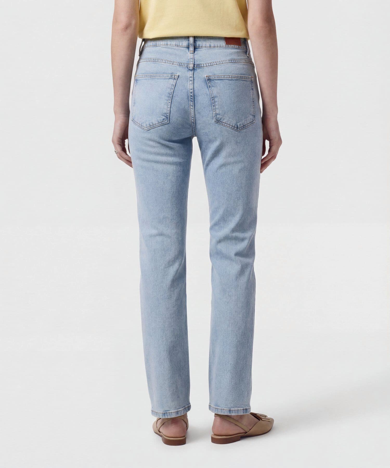 Jean Violeta Suave azul marino para mujer, vista 4