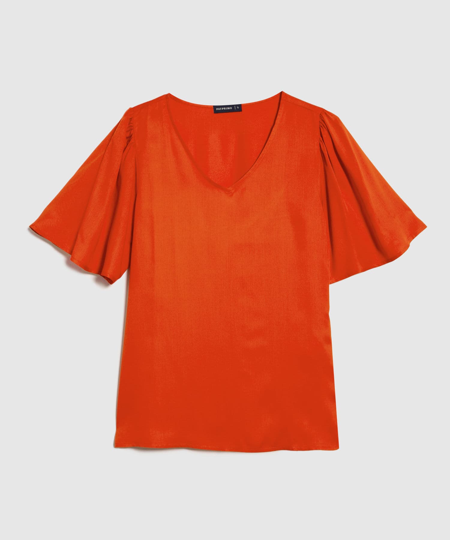 Blusa Solana Contemporáneo naranja para mujer, vista 6