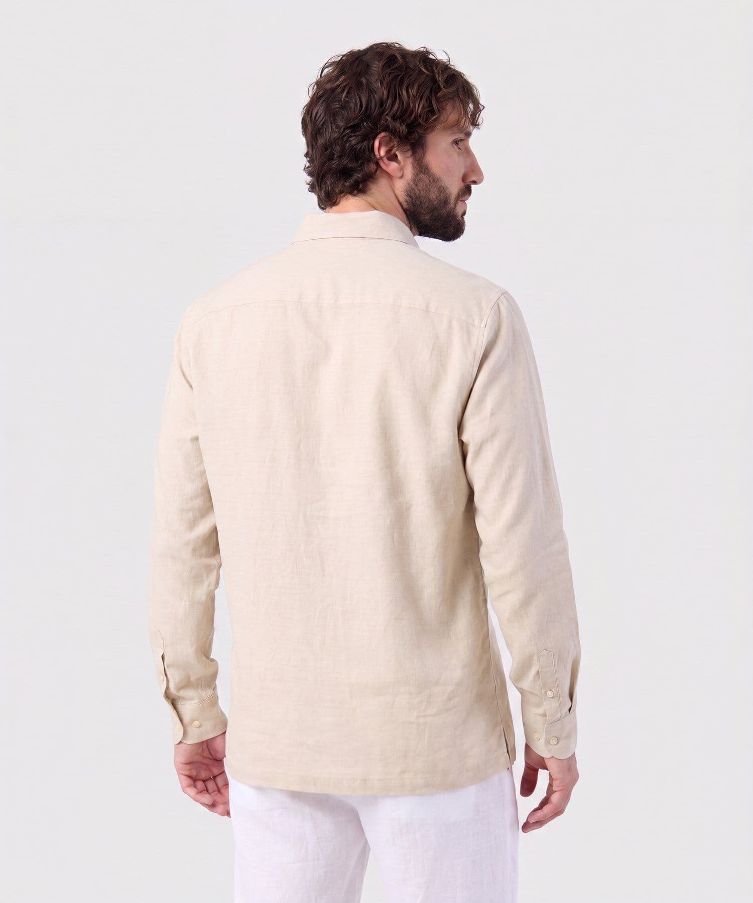 Camiseta Solana de Viaje café para hombre, vista 4