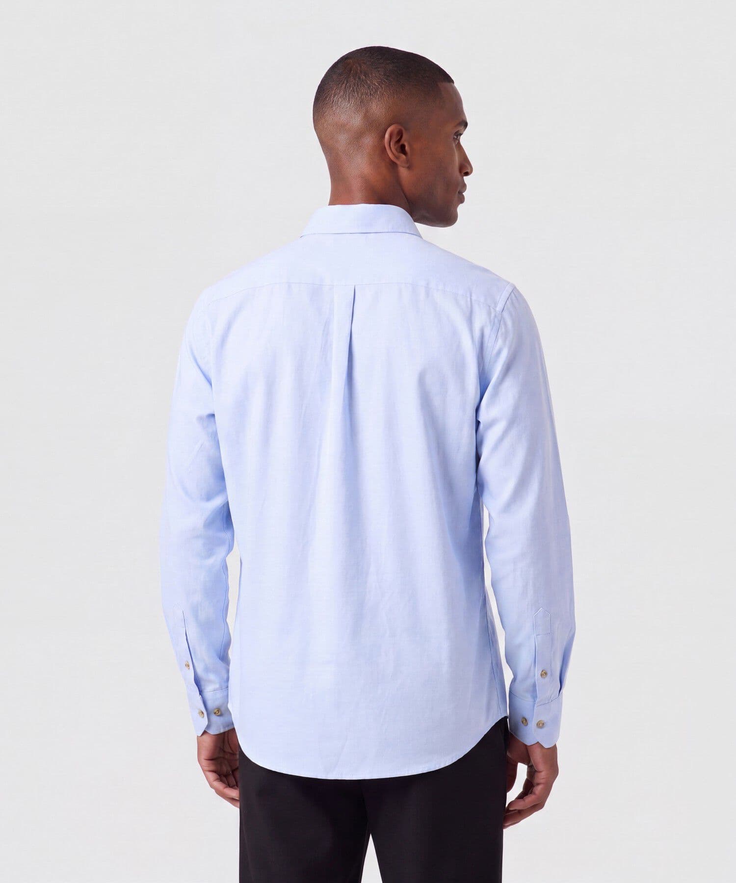 Camisa Lumbre de Ciudad azul marino para hombre, vista 4