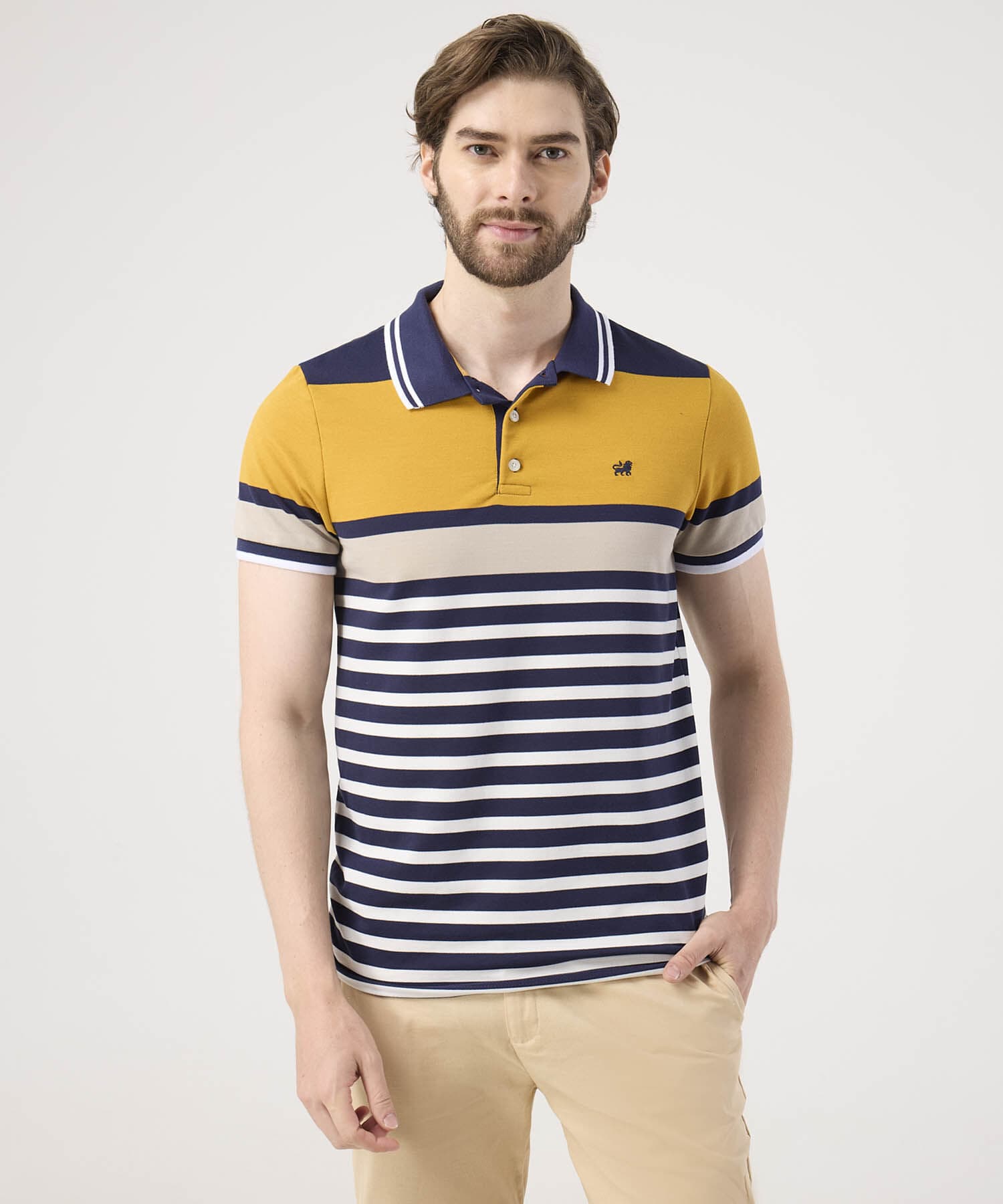 Polo Cobalto Clásico vinotinto para hombre, vista principal