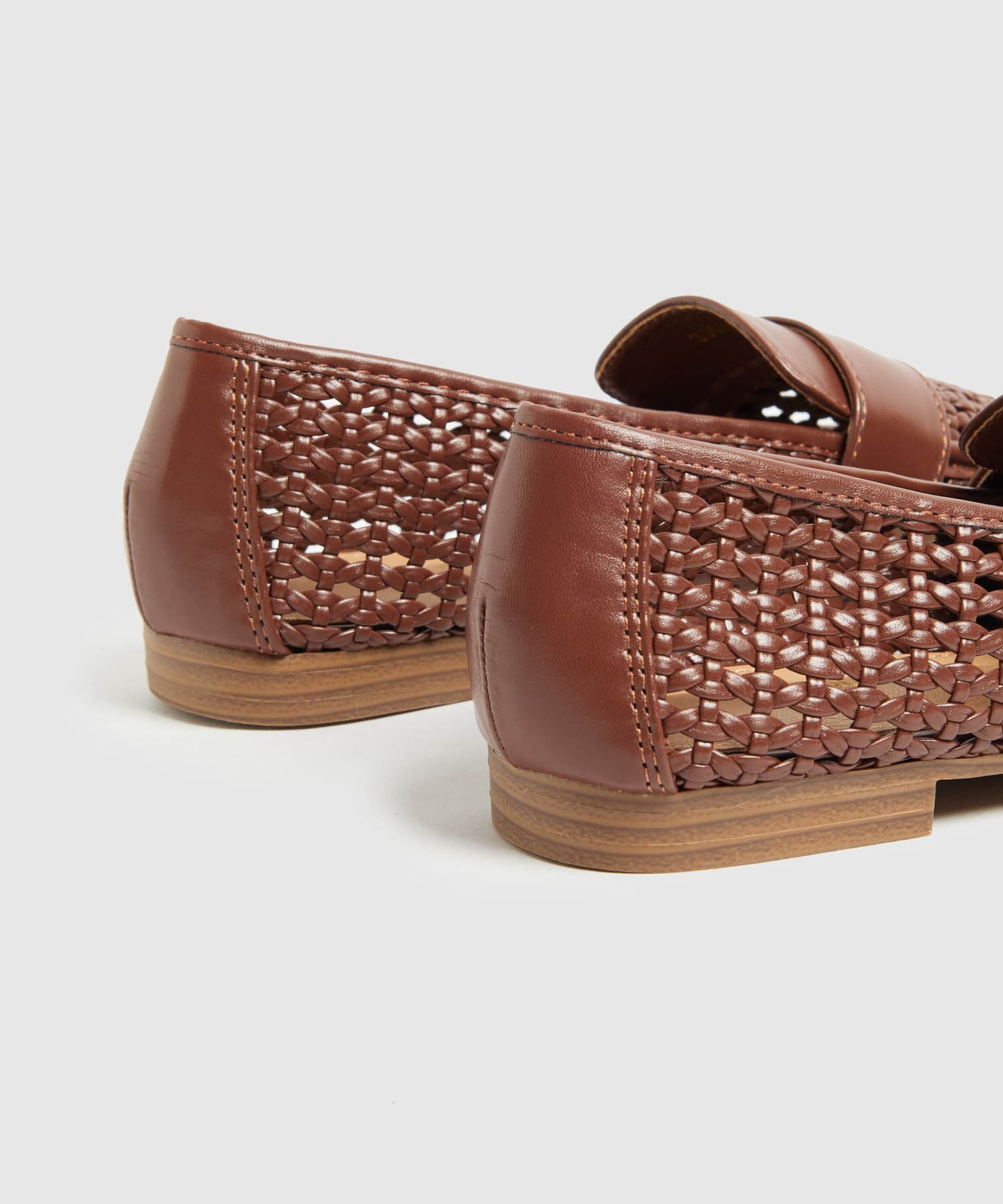 Mocasines Oliva de Ciudad café para mujer, vista 4