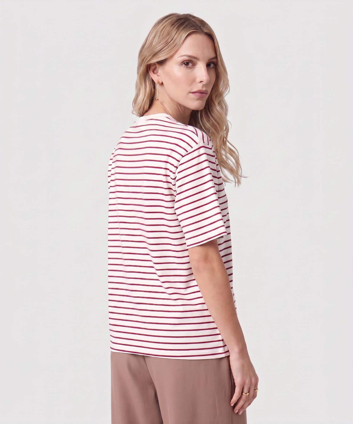 Camiseta Renata Sastre azul índigo para mujer, vista 4