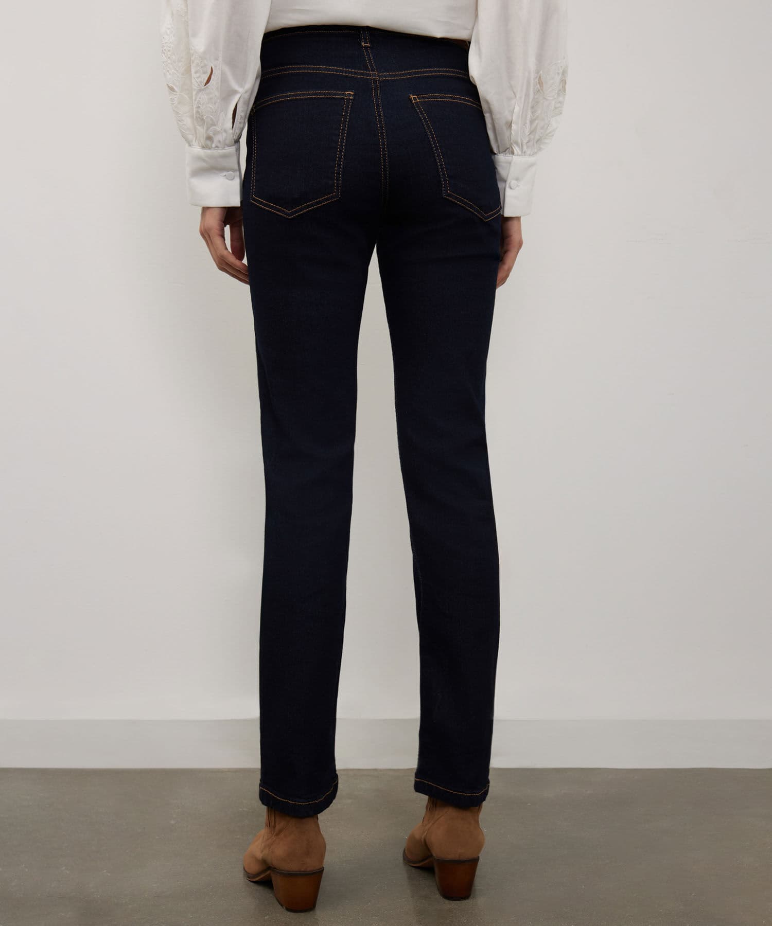 Jean Dorada Ligero azul marino para mujer, vista 3