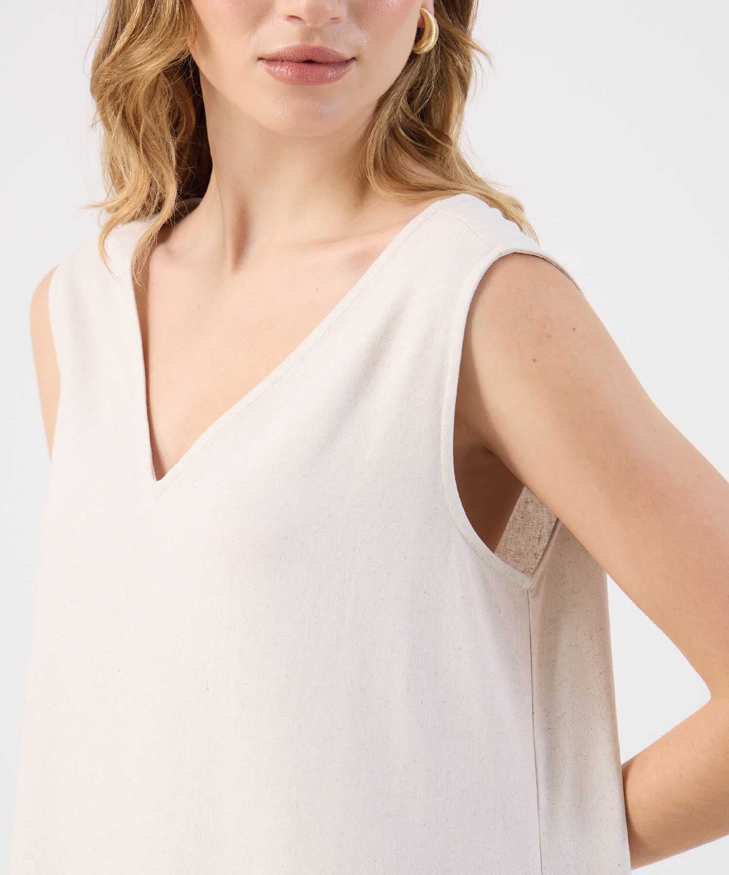 Vestido Granada Sastre blanco para mujer, vista 3
