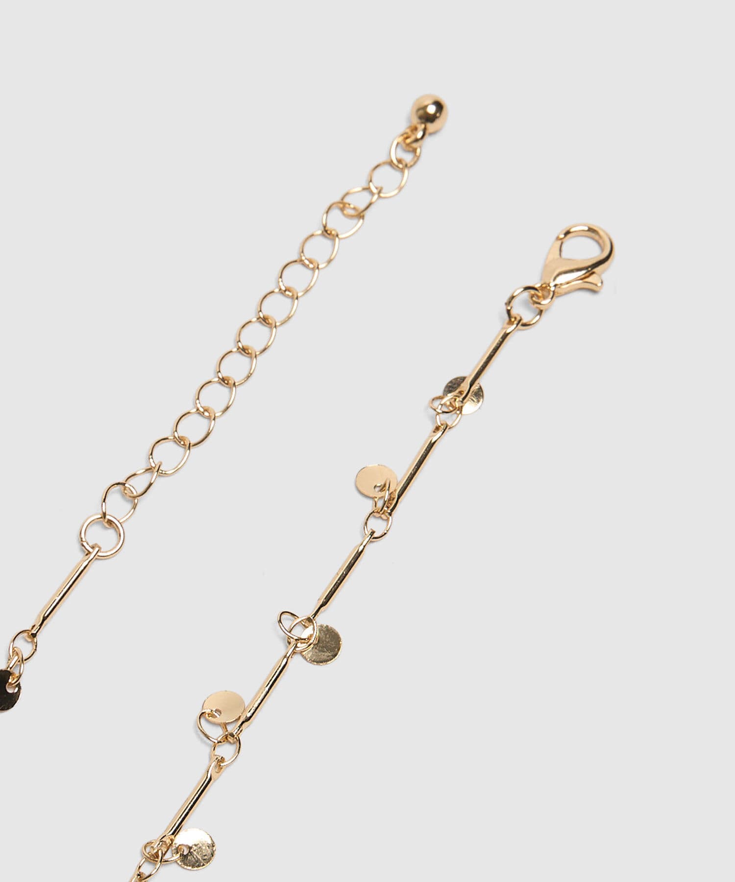 Collar Azahar Texturizado dorado, vista 3