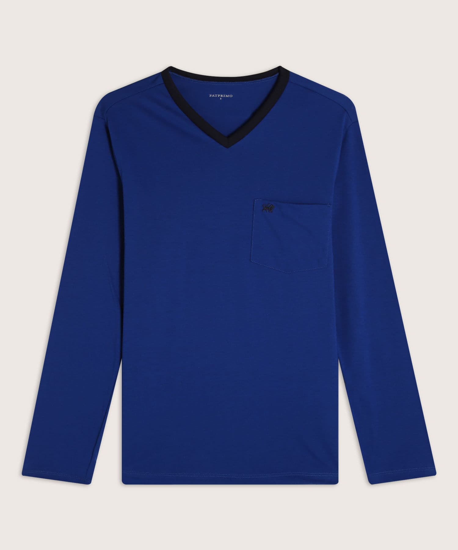 Pijama Sabana Ligero azul marino para hombre, vista 2
