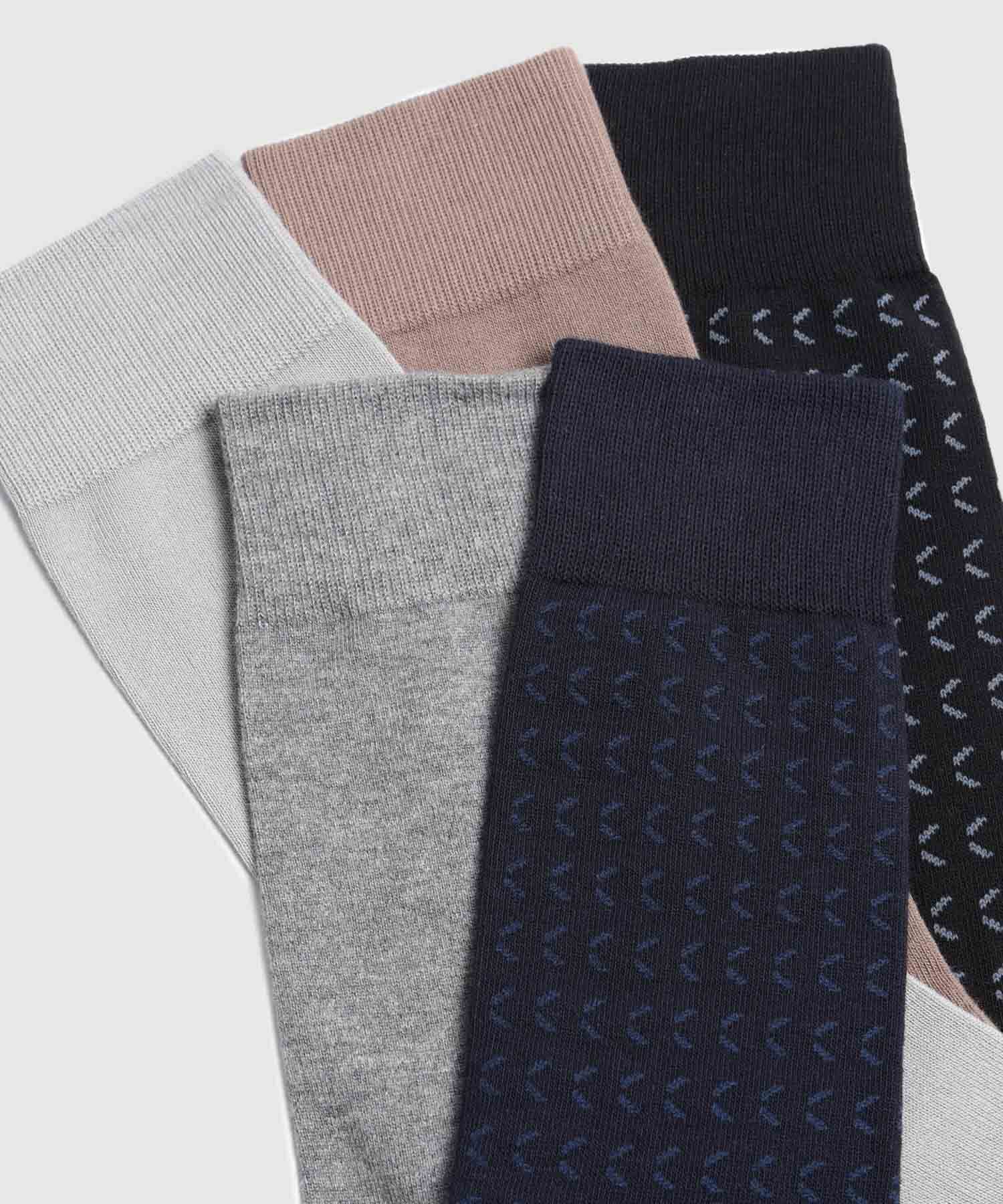 Medias Serena Fluido café para hombre, vista 2