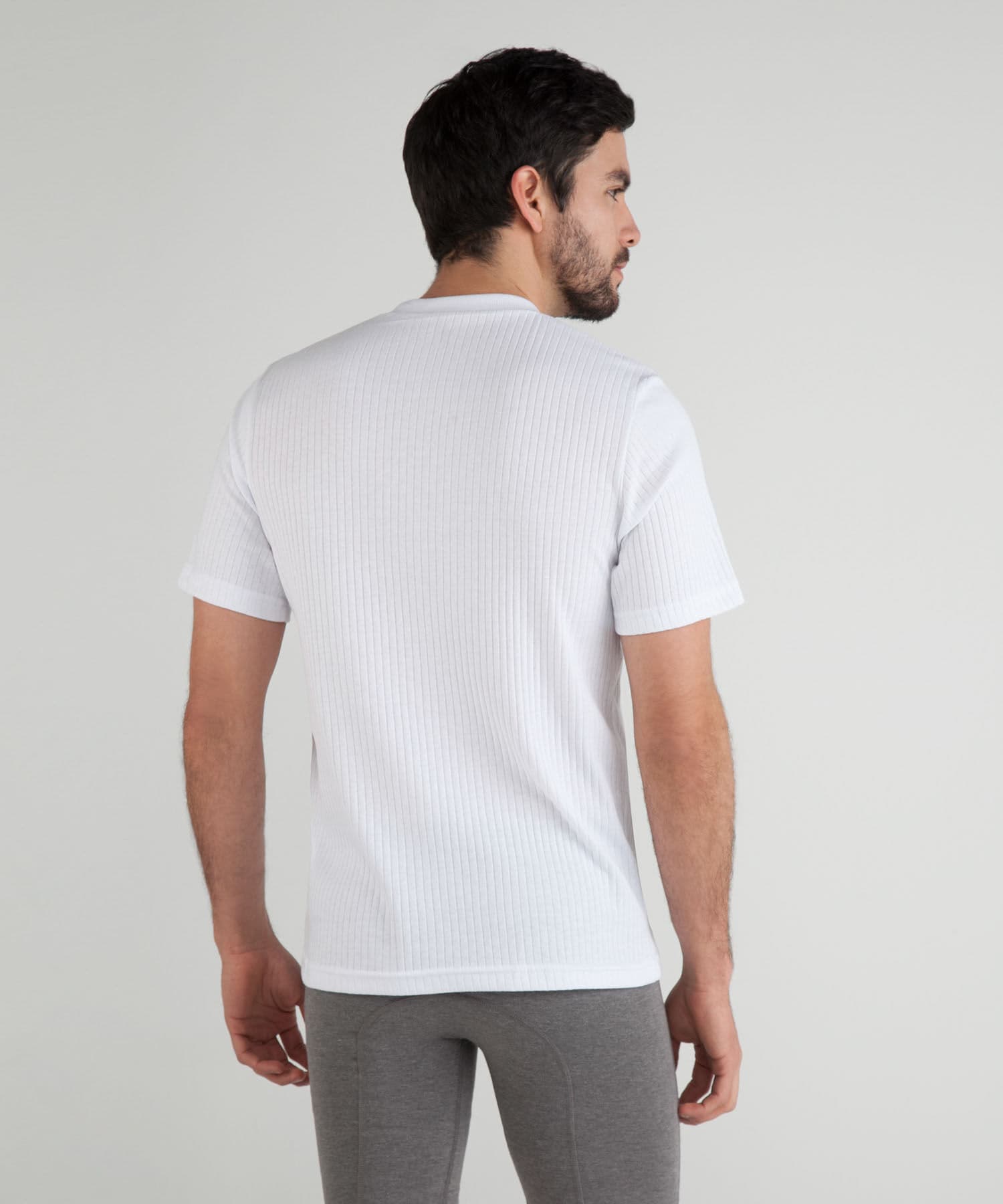 Camiseta Valentina de Noche blanco para hombre, vista 2