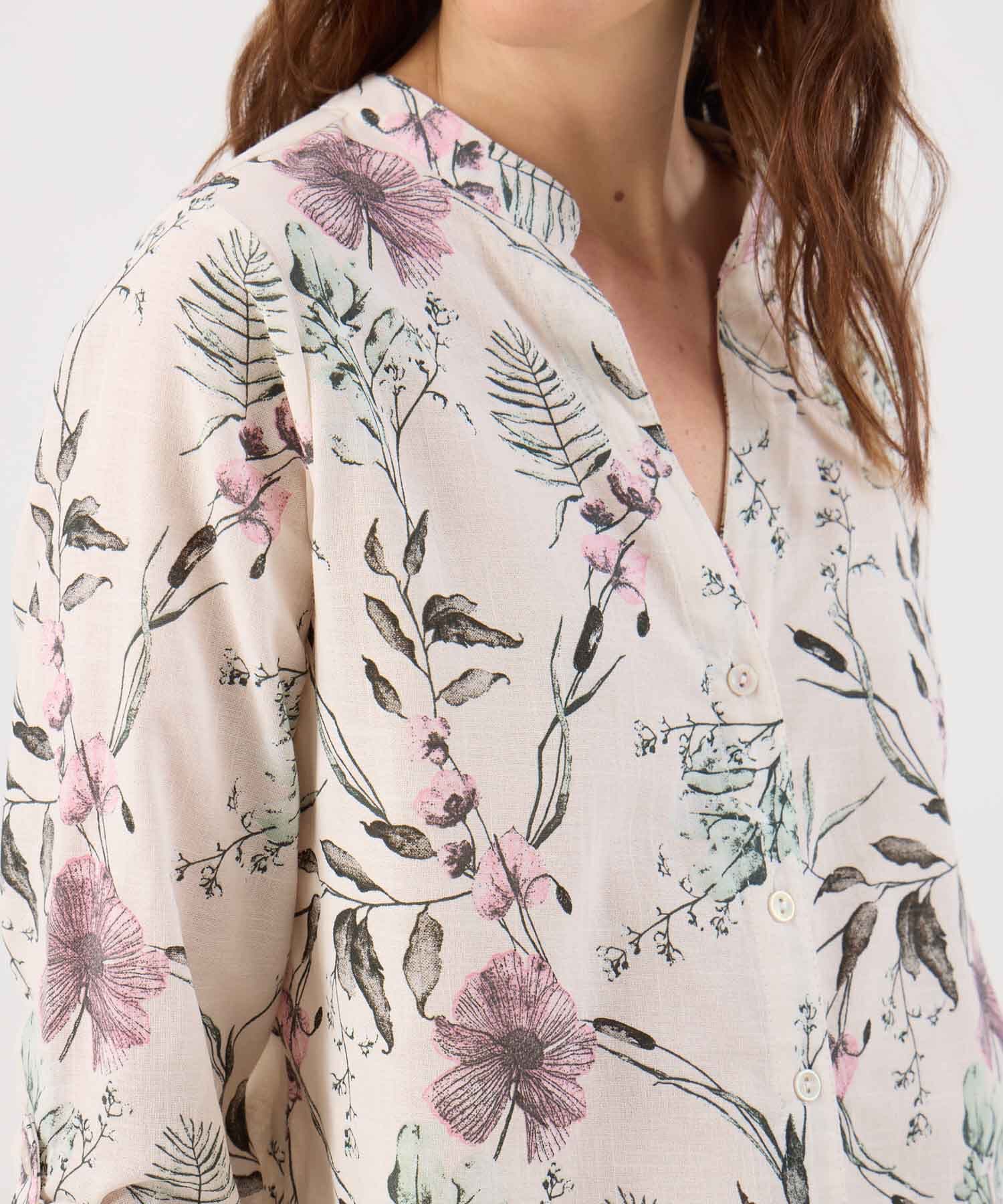 Blusa Marea de Día blanco para mujer, vista 3