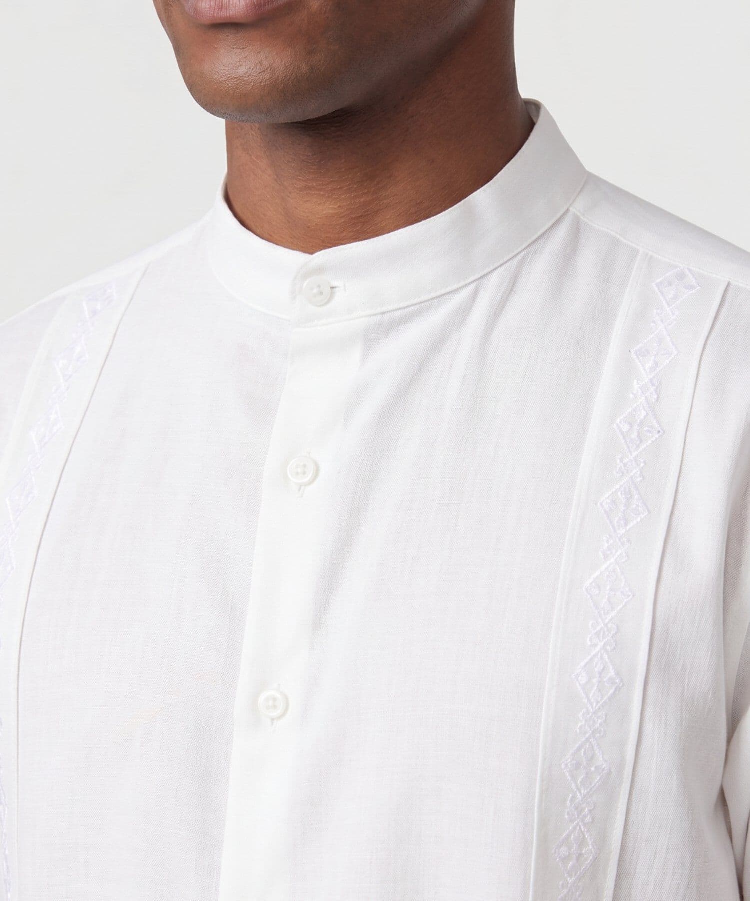 Camisa Violeta Esencial blanco para hombre, vista 3