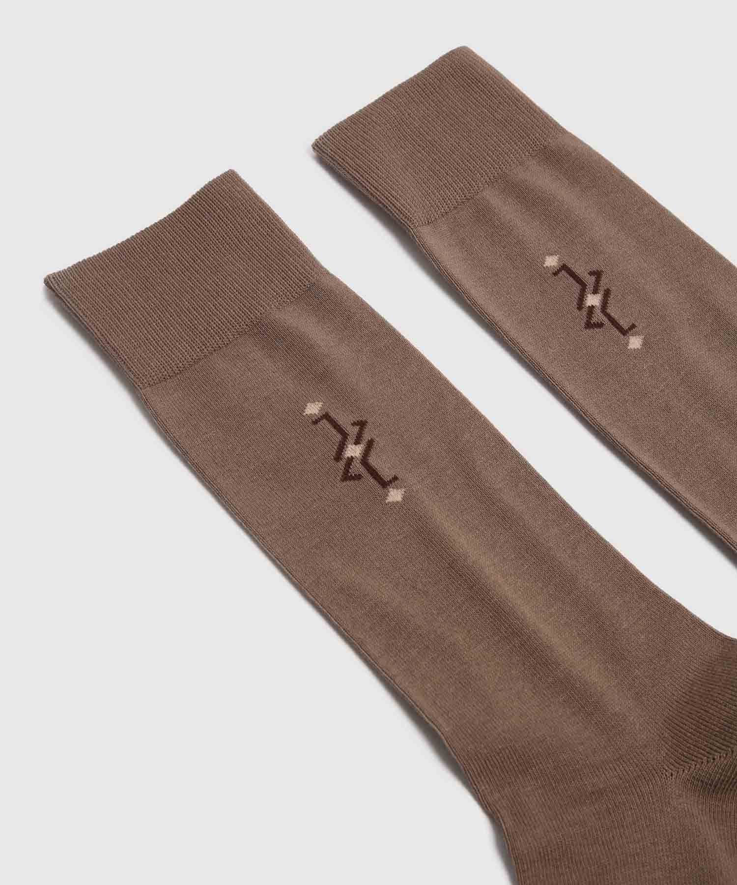 Medias Sabana Suave café para hombre, vista 2