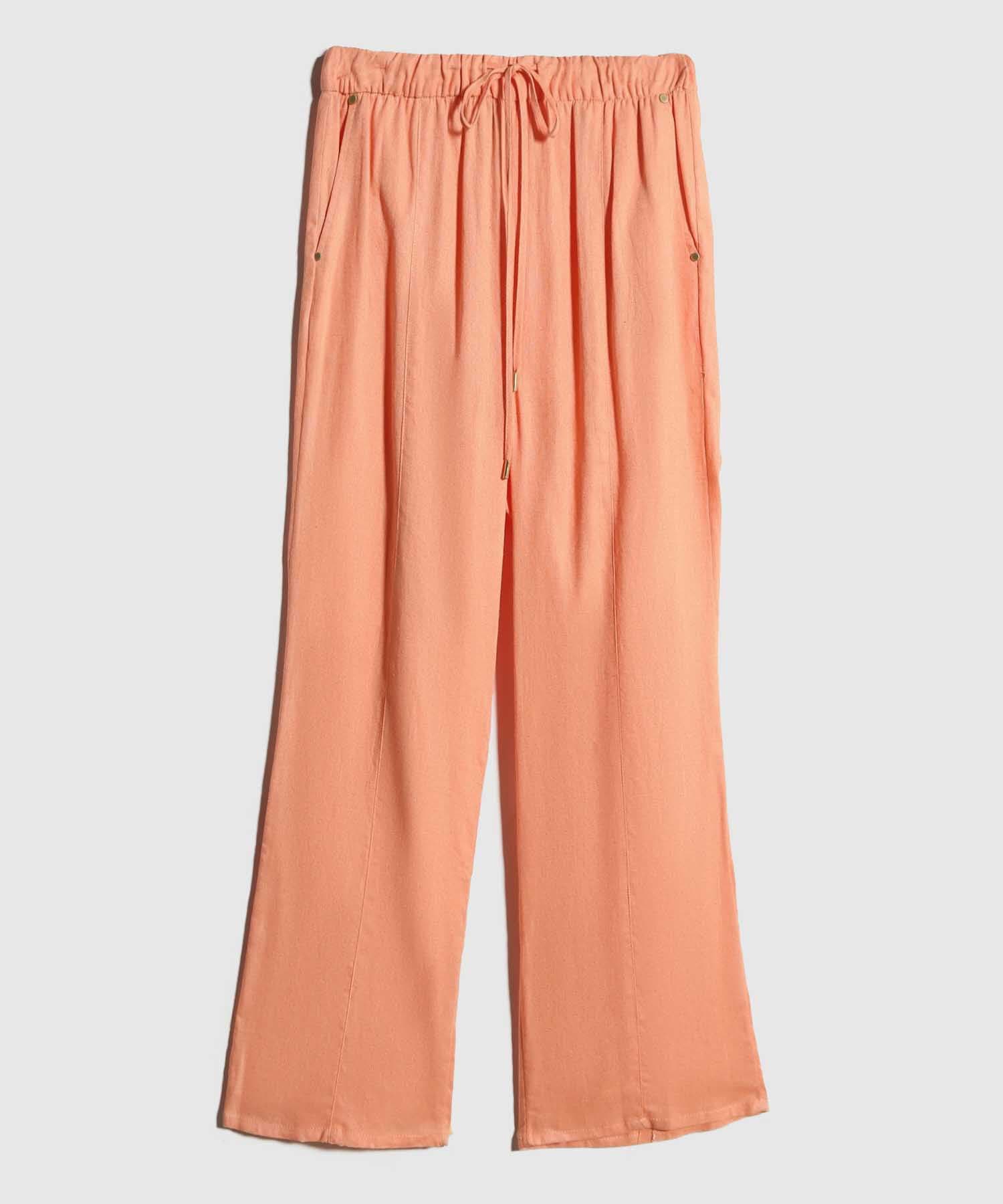 Pantalón Celeste Esencial naranja para mujer, vista 5