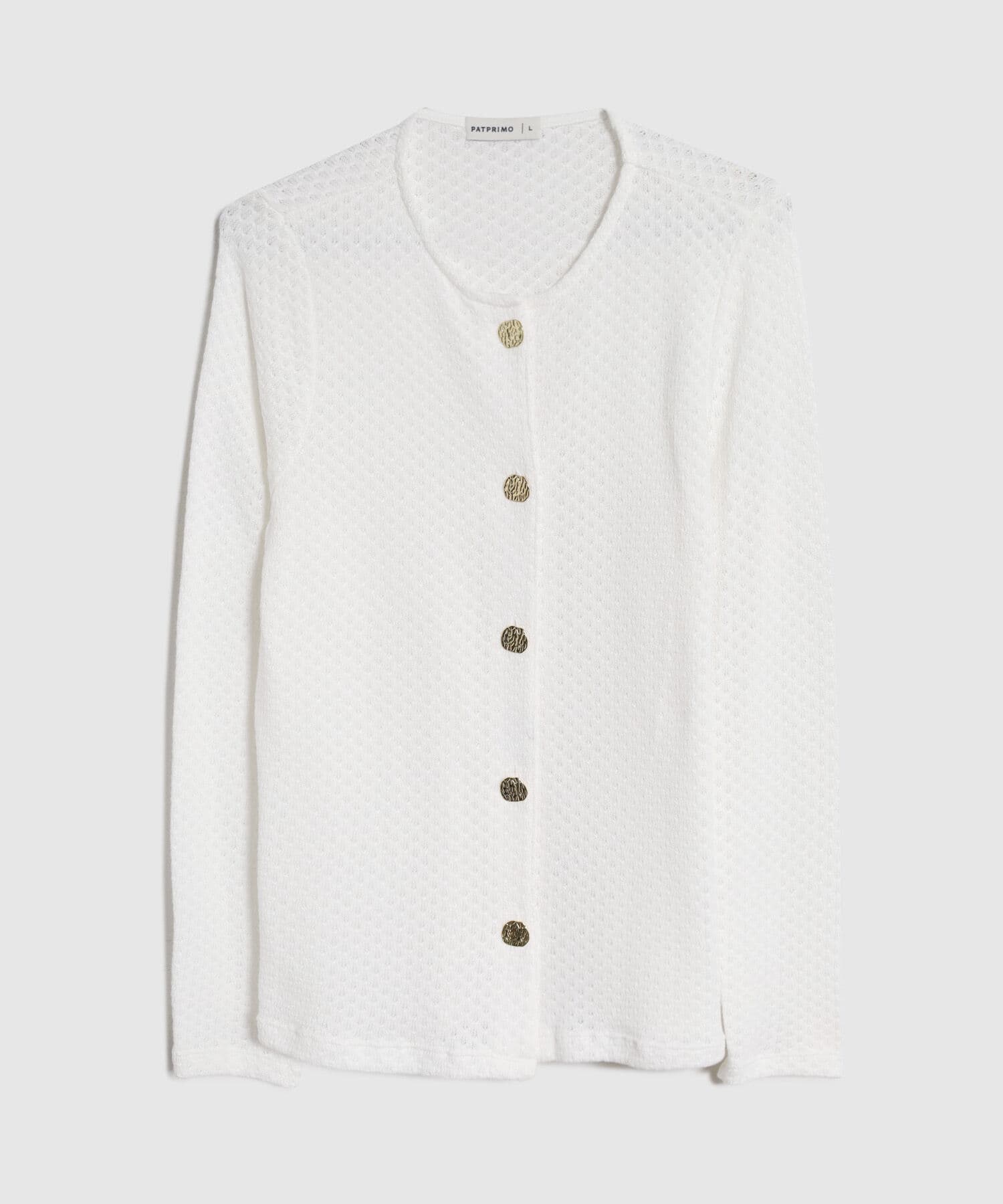 Buzo Tierra Natural blanco para mujer, vista principal