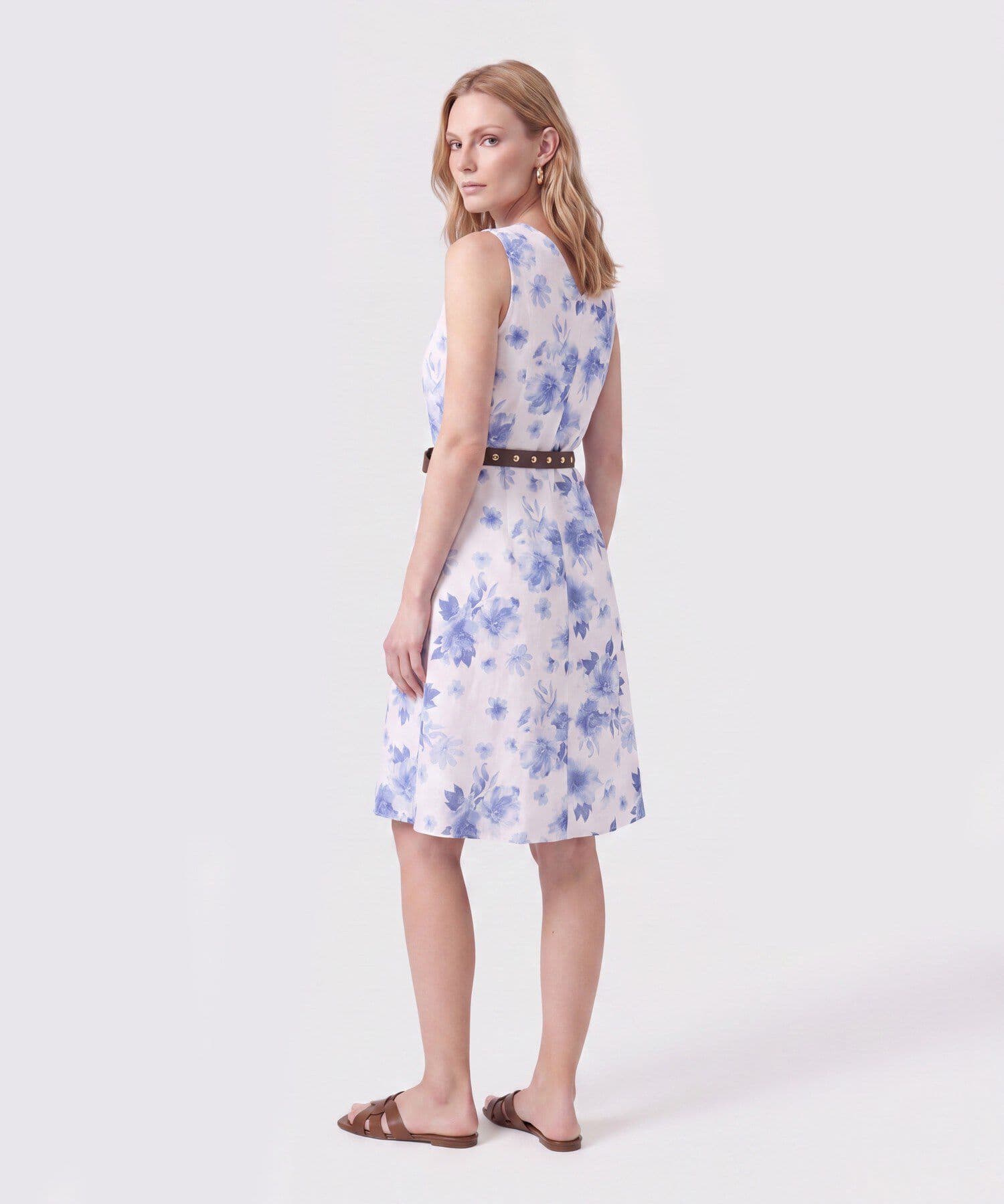 Cinturón Flora de Viaje azul marino para mujer, vista 3
