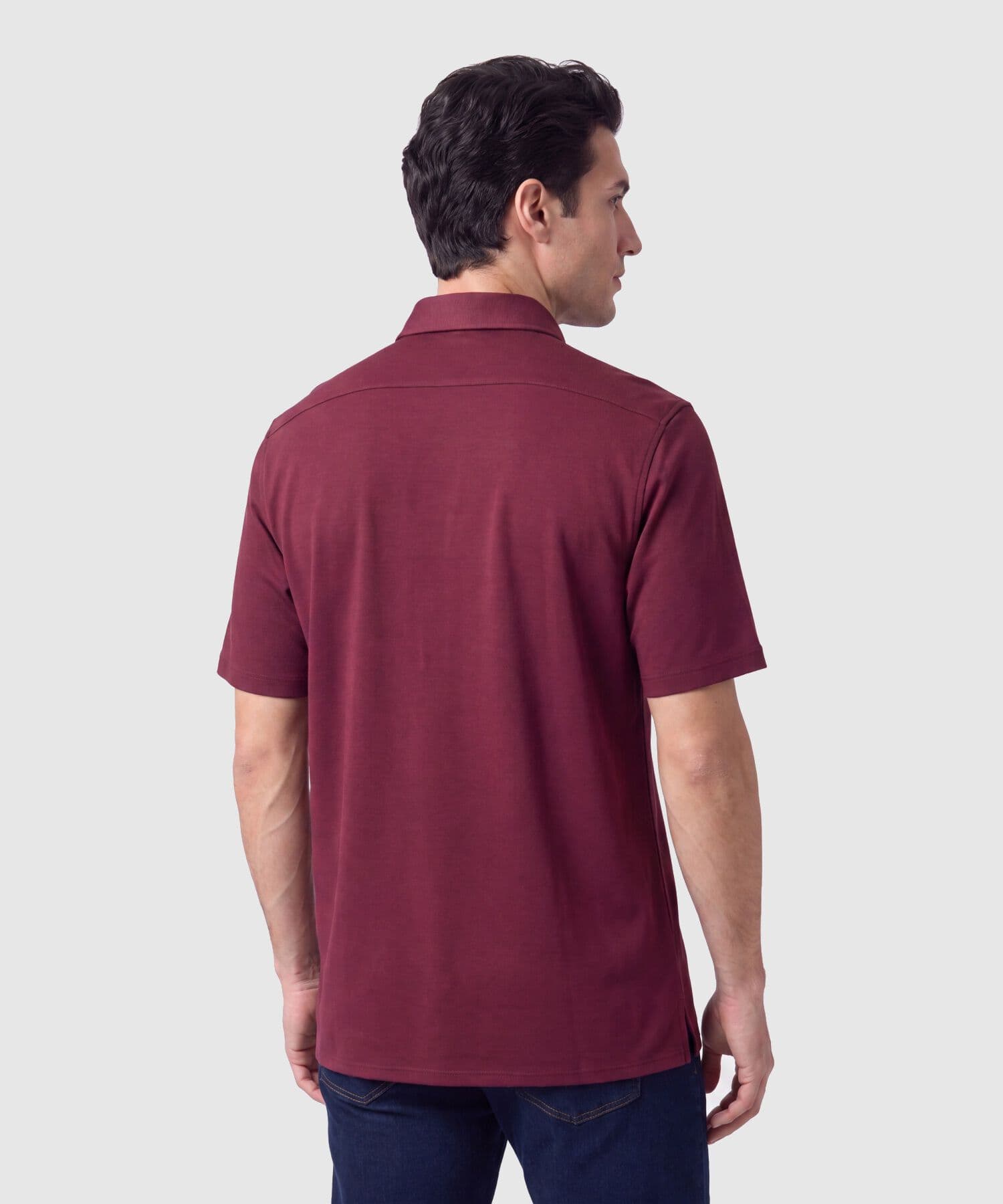 Camisa Encanto Relajado camel para hombre, vista 4
