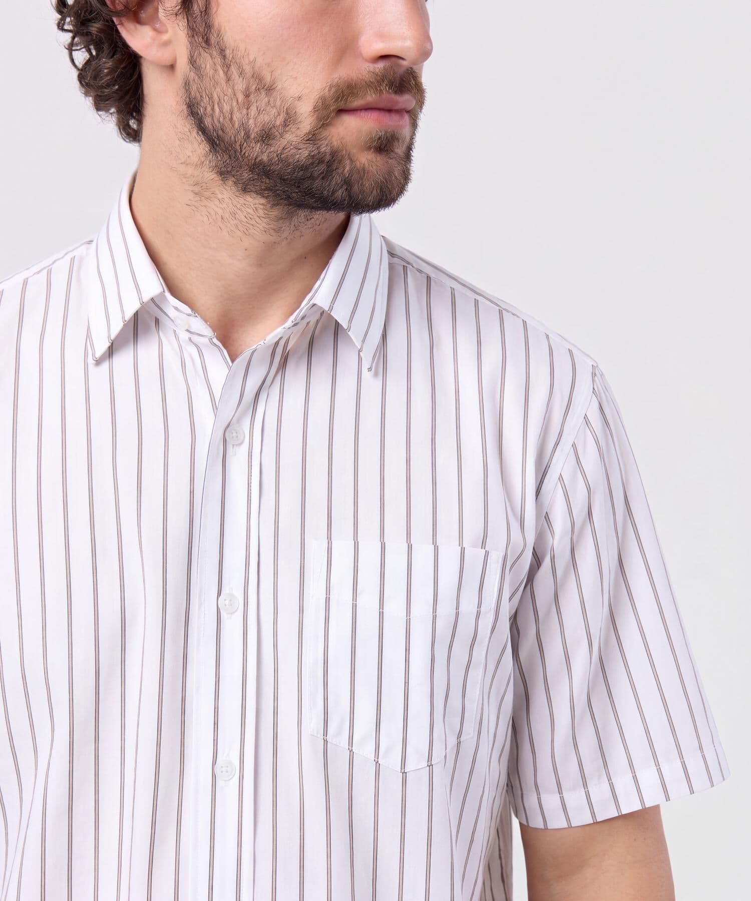 Camisa Jacaranda de Día blanco para hombre, vista 3